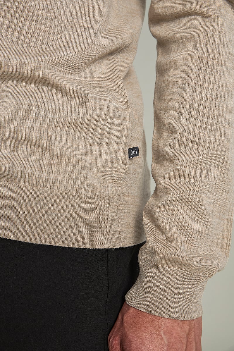 Matinique - Margrate - rundhals - khaki melange - 3