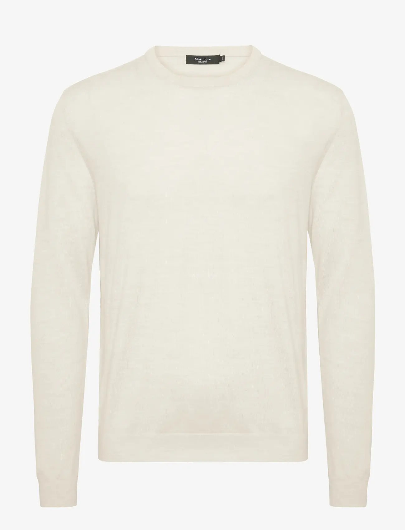 Matinique - Margrate - rund hals - off white melange - 0