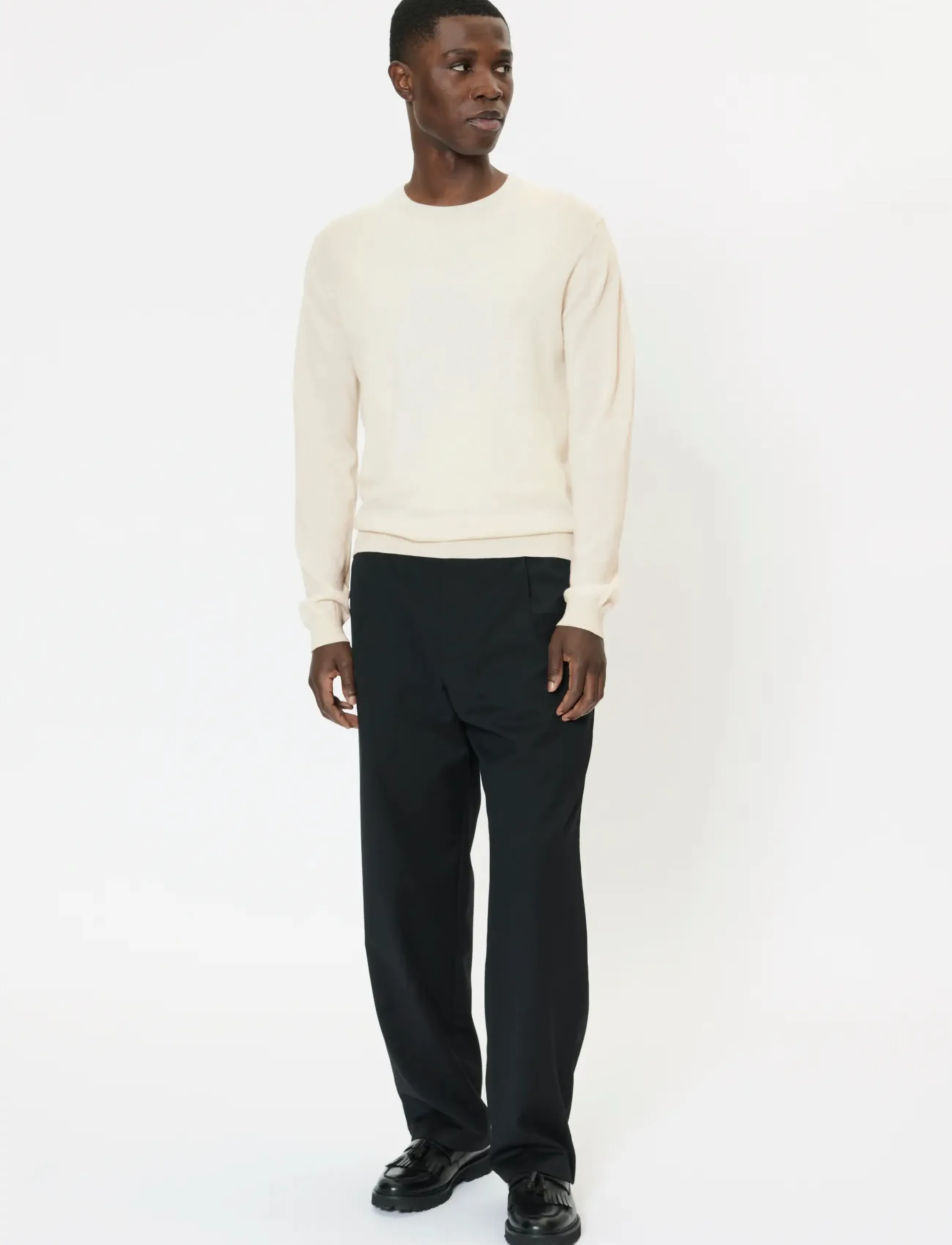 Matinique - Margrate - rundhals - off white melange - 3