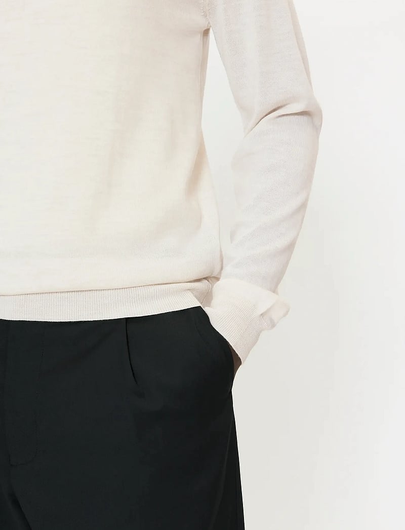 Matinique - Margrate - Ümmarguse kaelusega kudumid - off white melange - 5