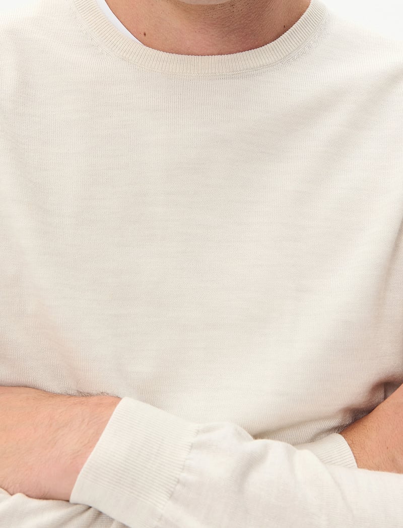 Matinique - Margrate - rund hals - off white melange - 4