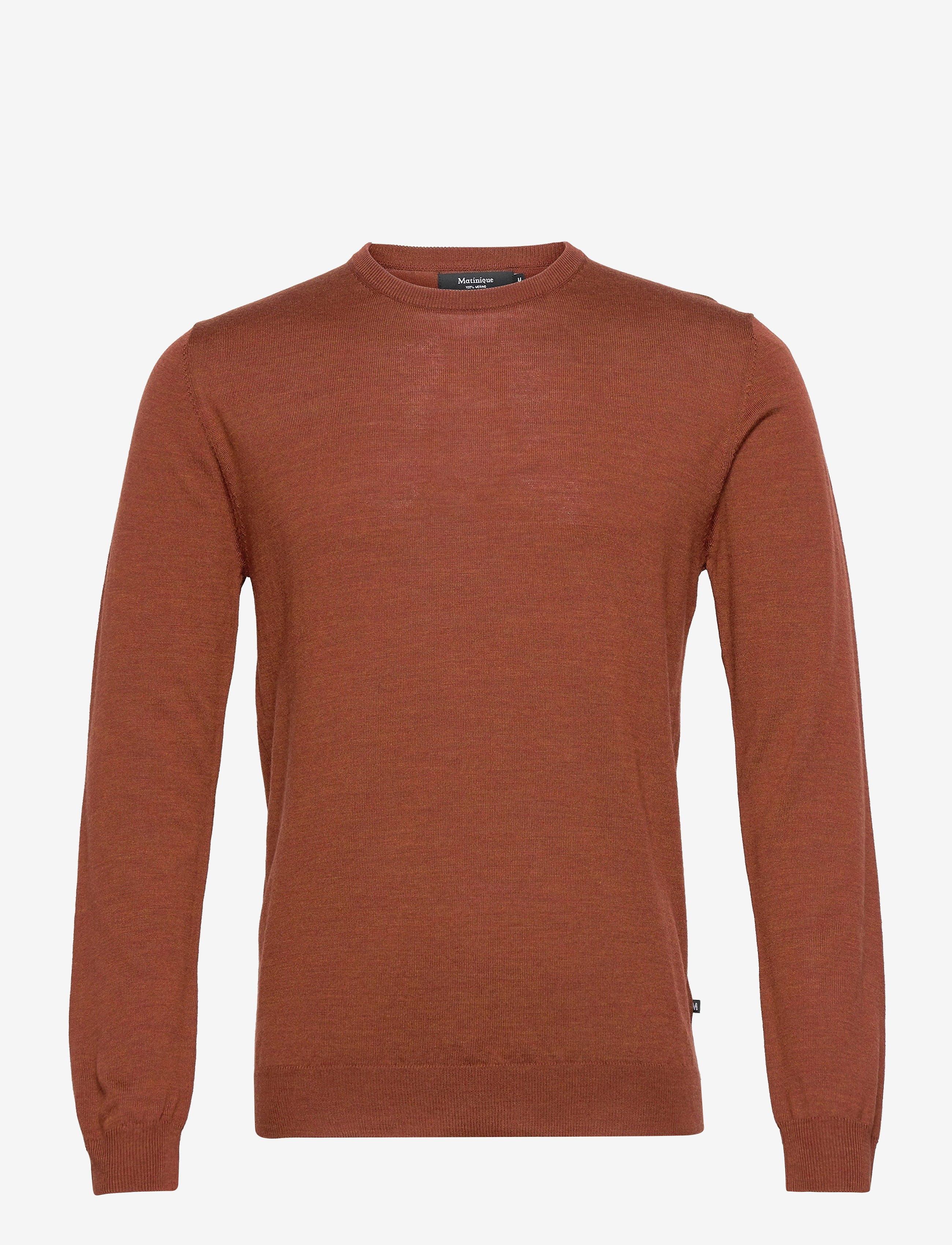 Matinique - Margrate - stickade basplagg - rust brown melange - 1