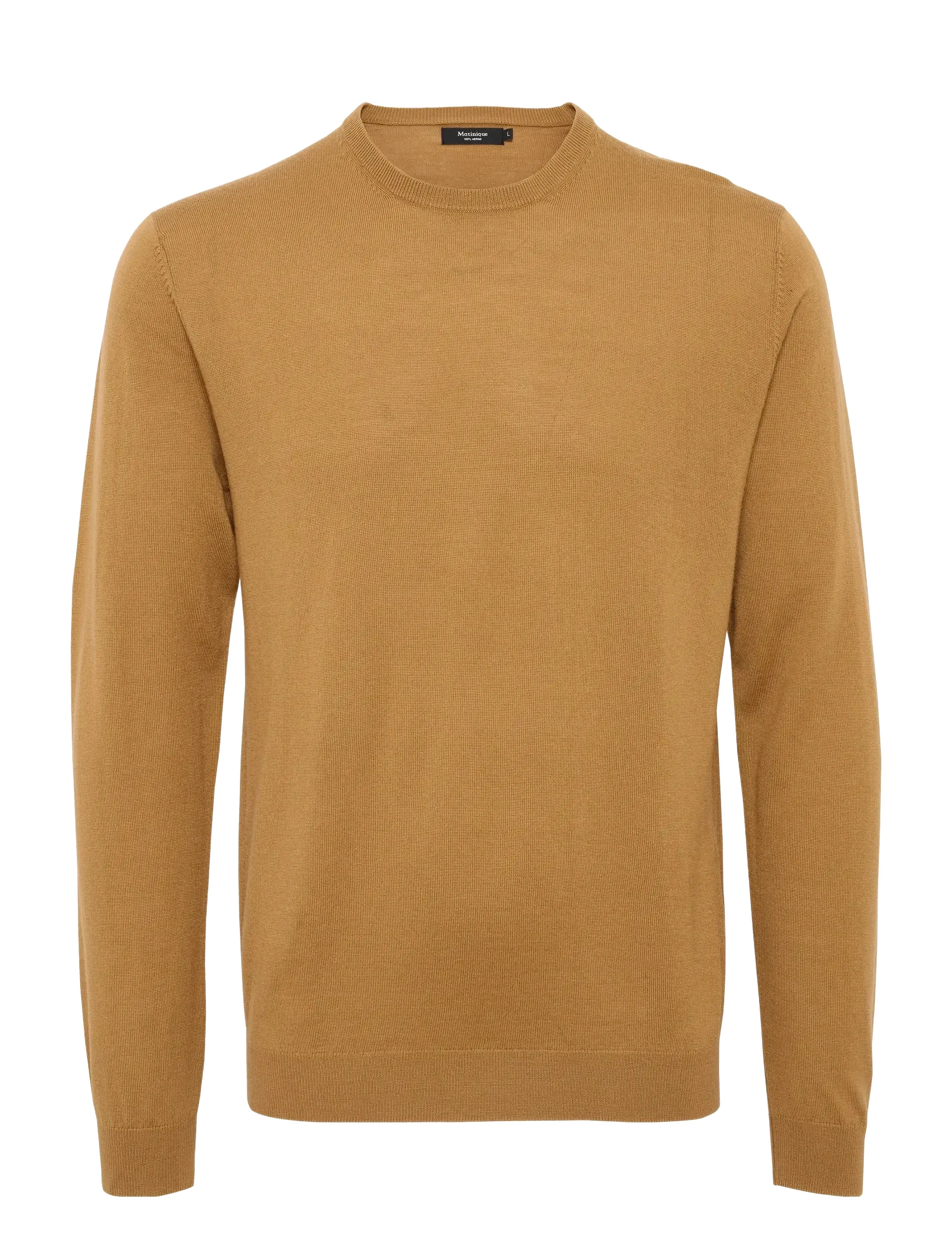 Matinique Margrate - Knitwear - YELLOW BROWN / brown