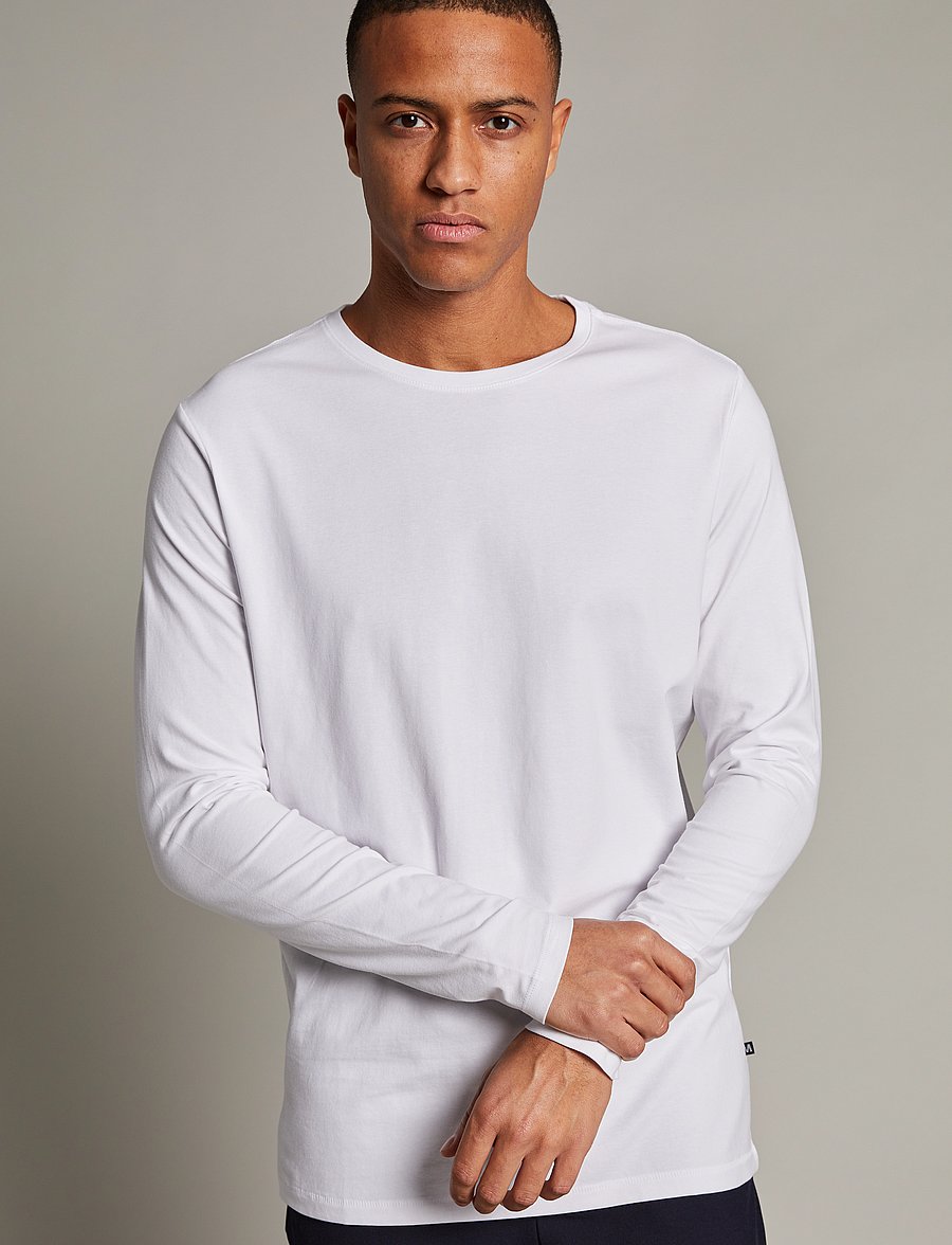 Matinique - Jermalong - pikkade varrukatega t-särgid - white - 0