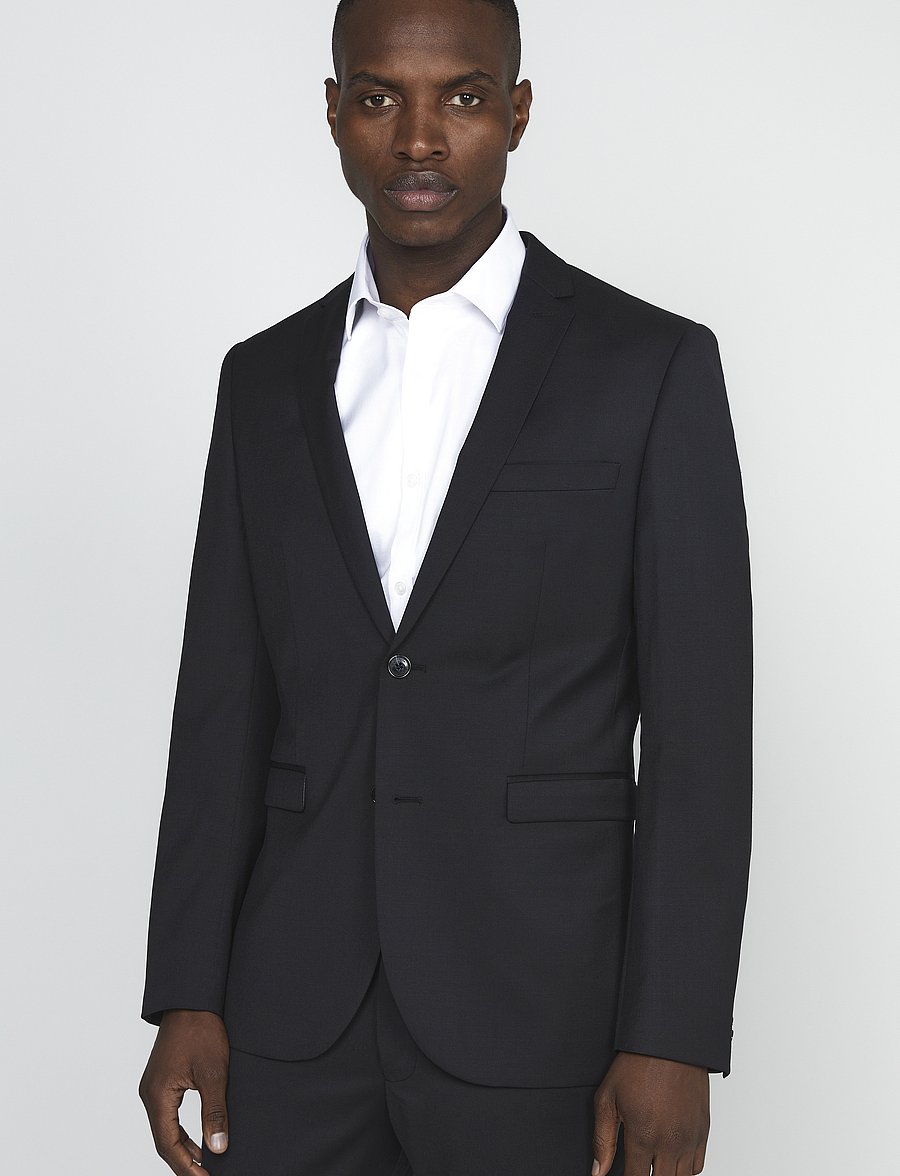 Matinique - George F - single breasted blazers - black - 0