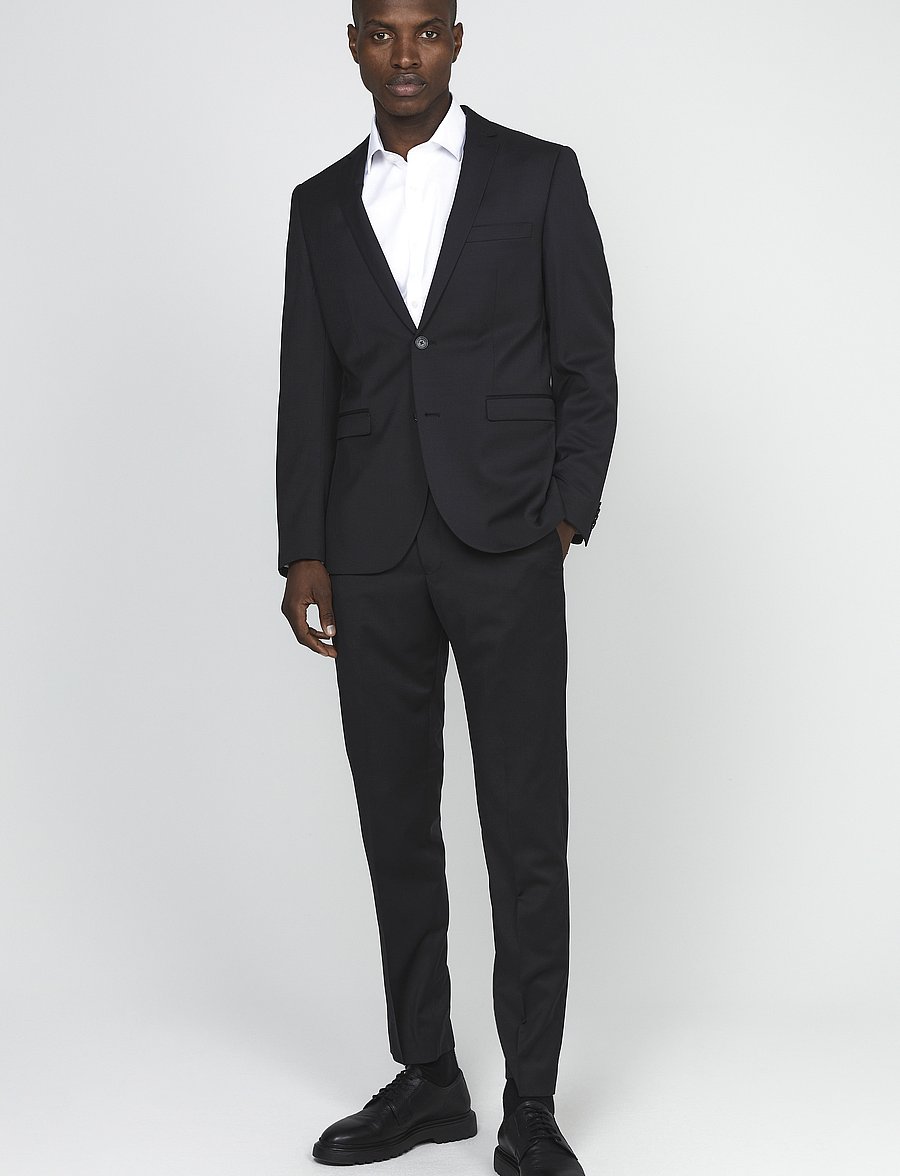Matinique - George F - single breasted blazers - black - 4