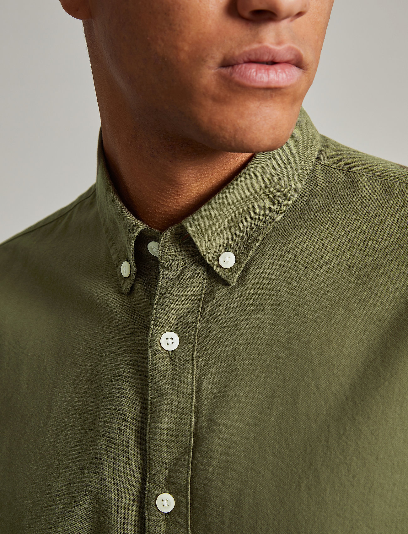 Matinique - Jude - oxford-skjortor - olive night - 5