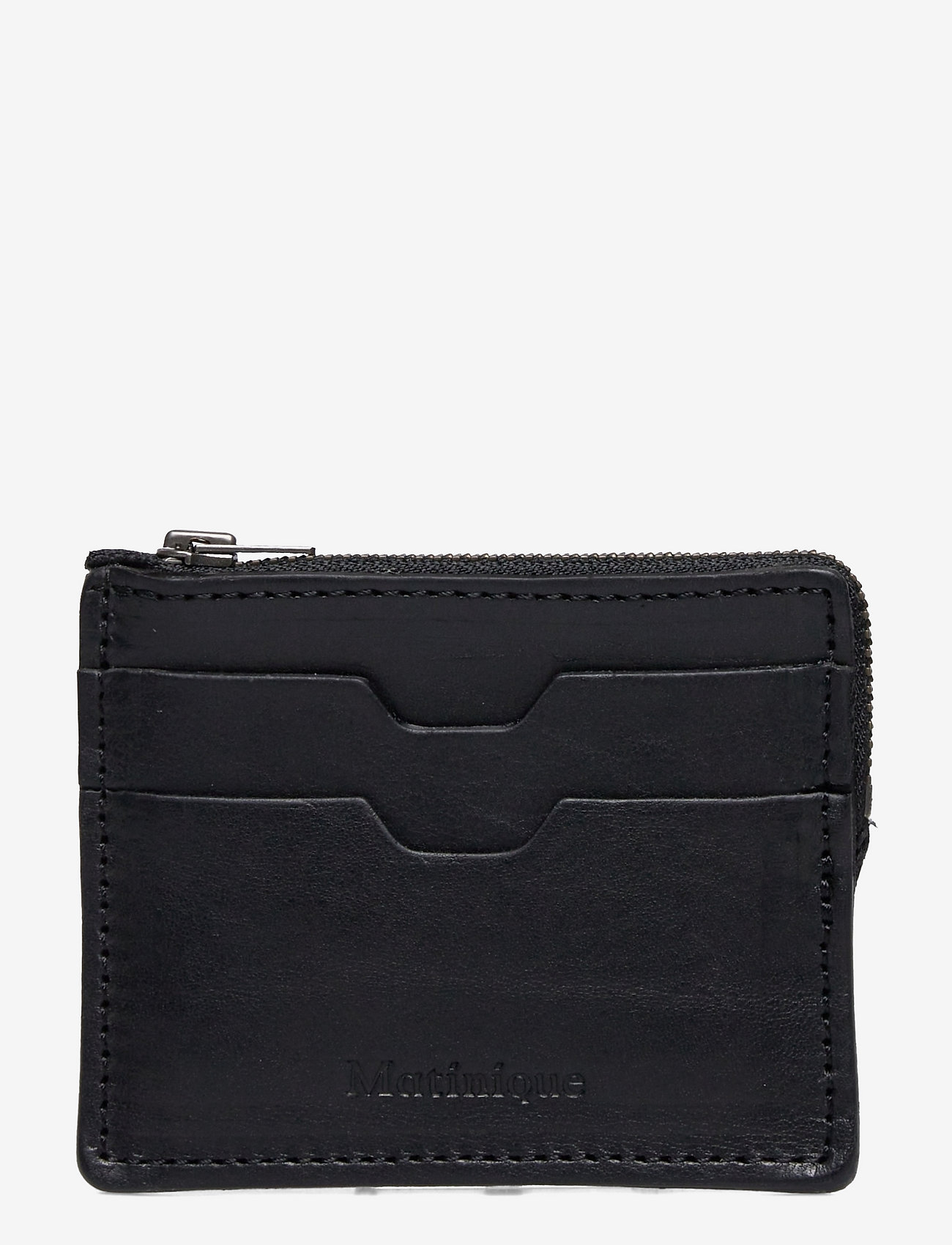 Matinique - Cardholder with Zipper - black - 0
