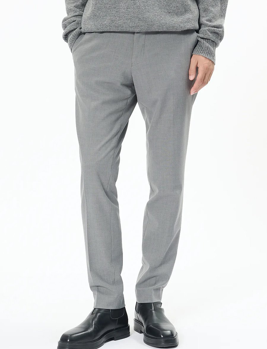 Matinique - Vincent - anzugshosen - medium grey melange - 0