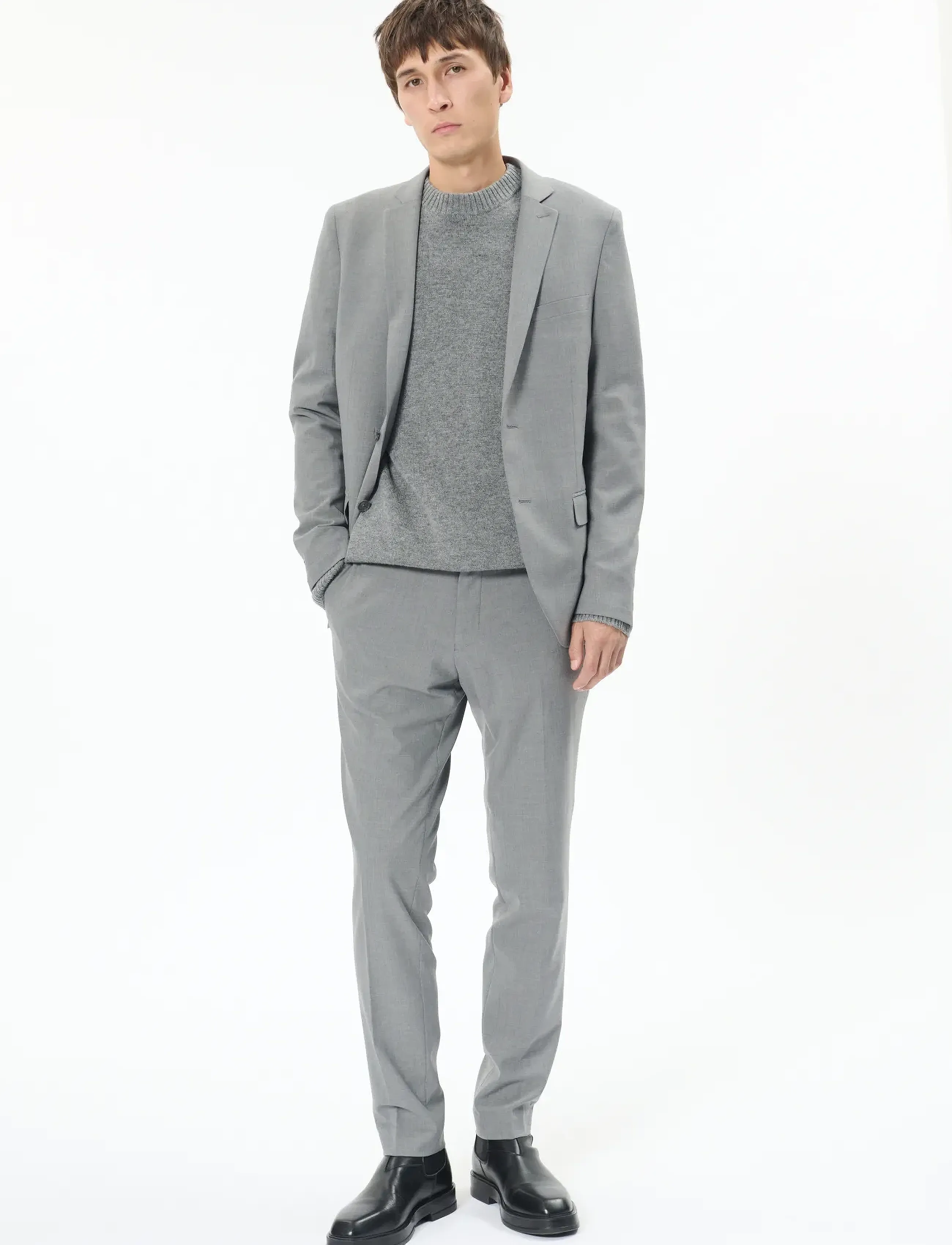 Matinique - Vincent - puvunhousut - medium grey melange - 2