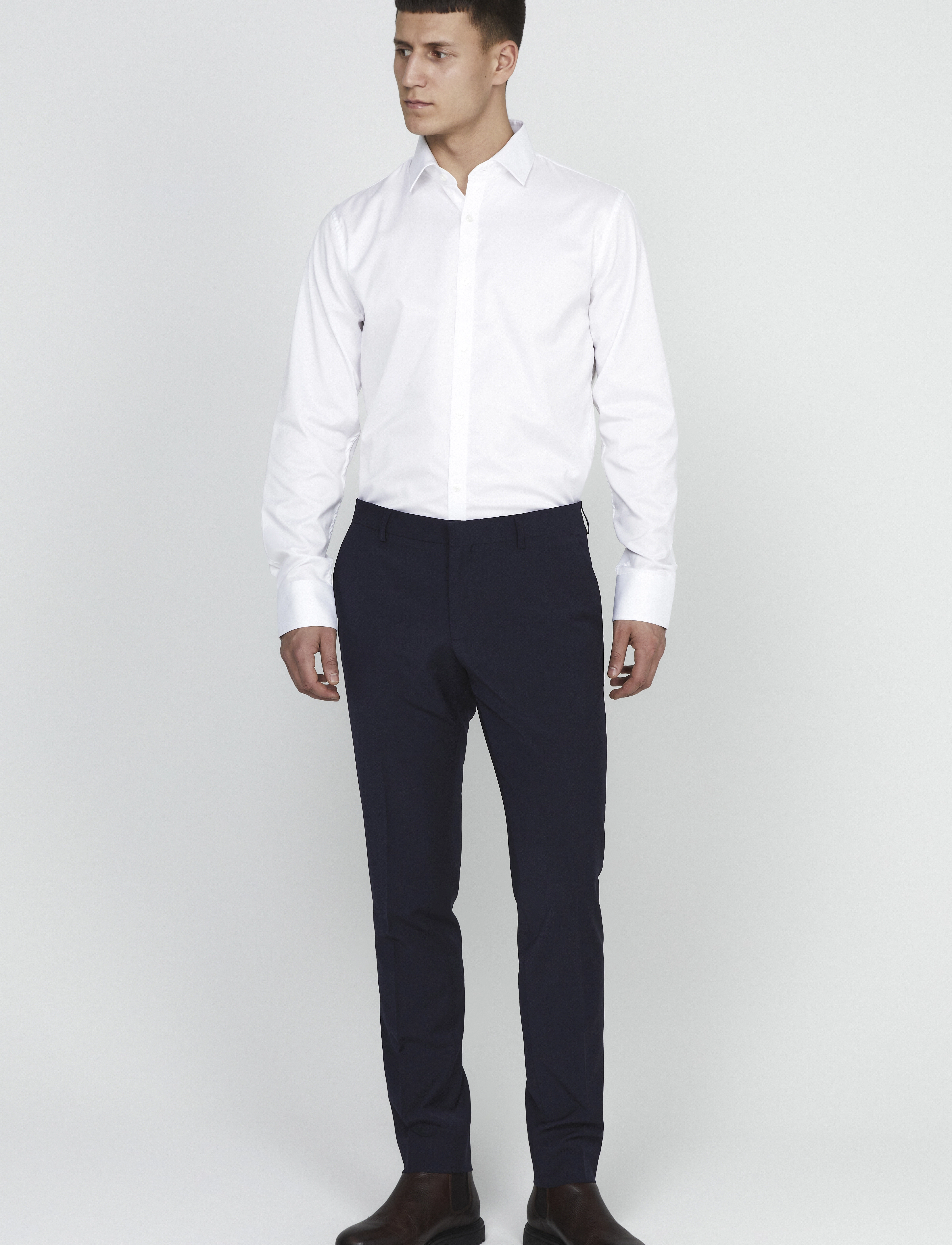 Matinique - Vincent - kostymbyxor - navy blazer - 3
