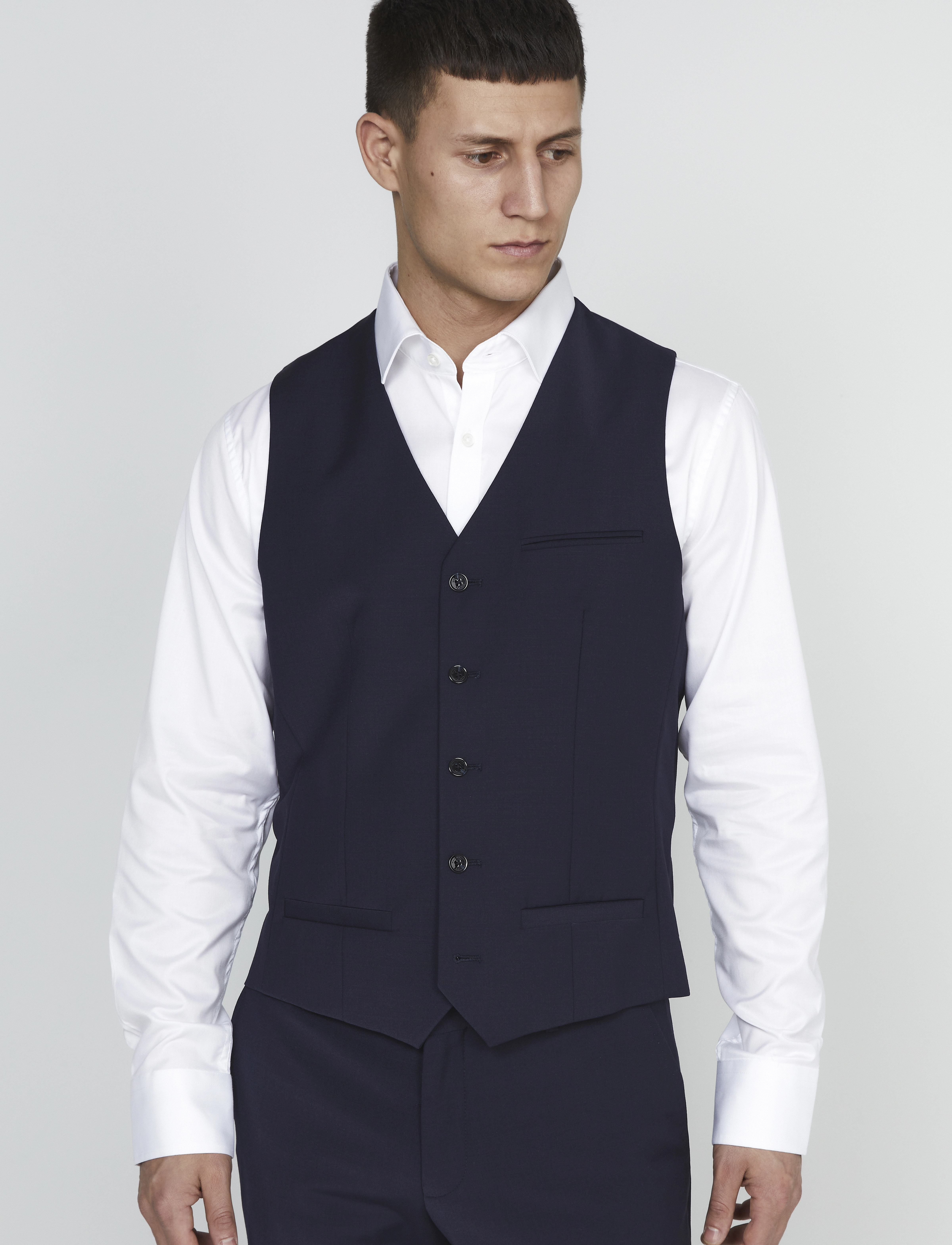 Matinique Breck, 50, Blue, Suits & Blazere > Waistcoats, Herre