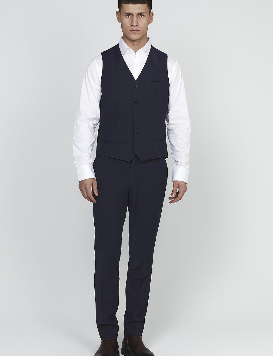 Matinique - Breck - westen - navy blazer - 3