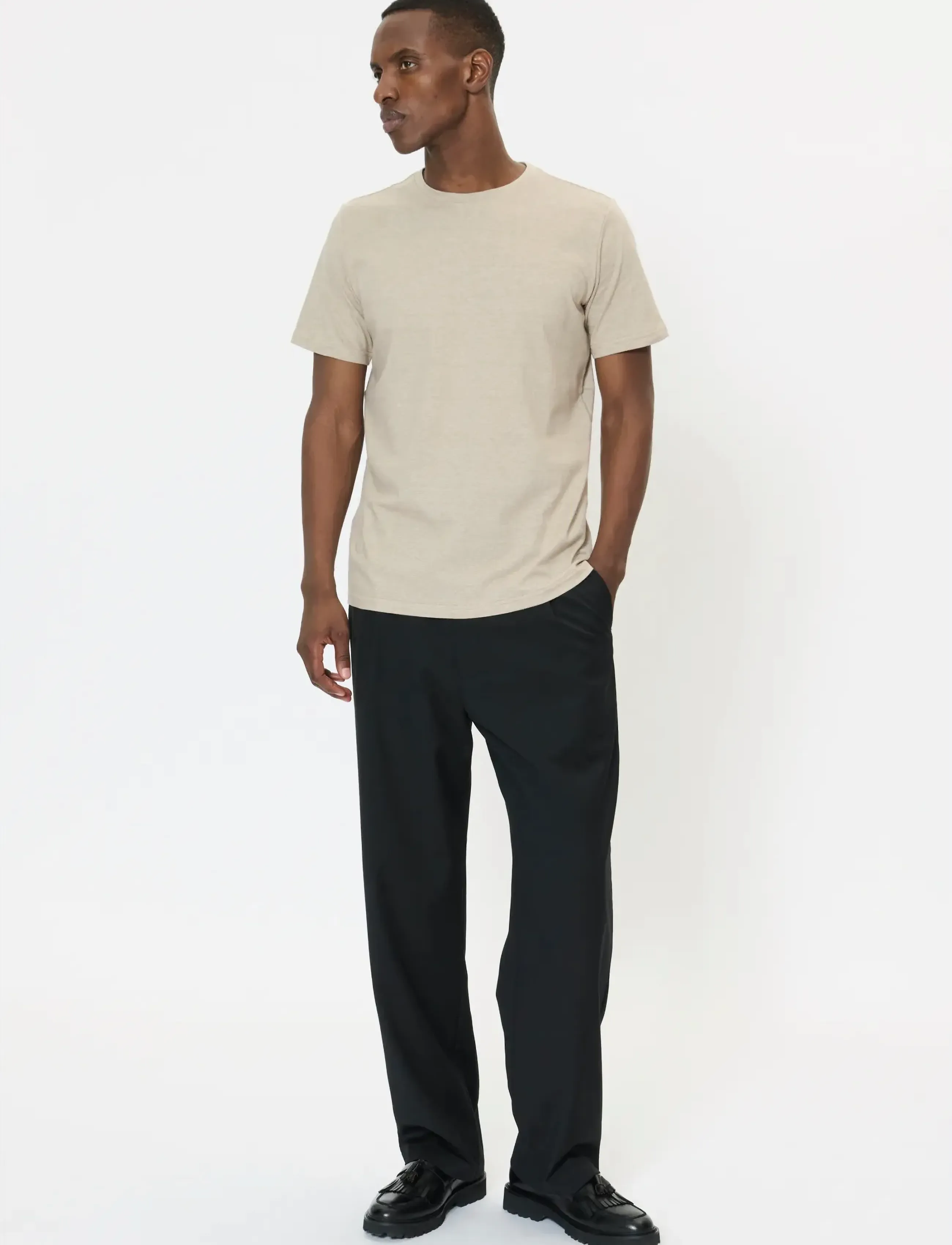 Matinique - Jermane - short-sleeved t-shirts - caribou - 2