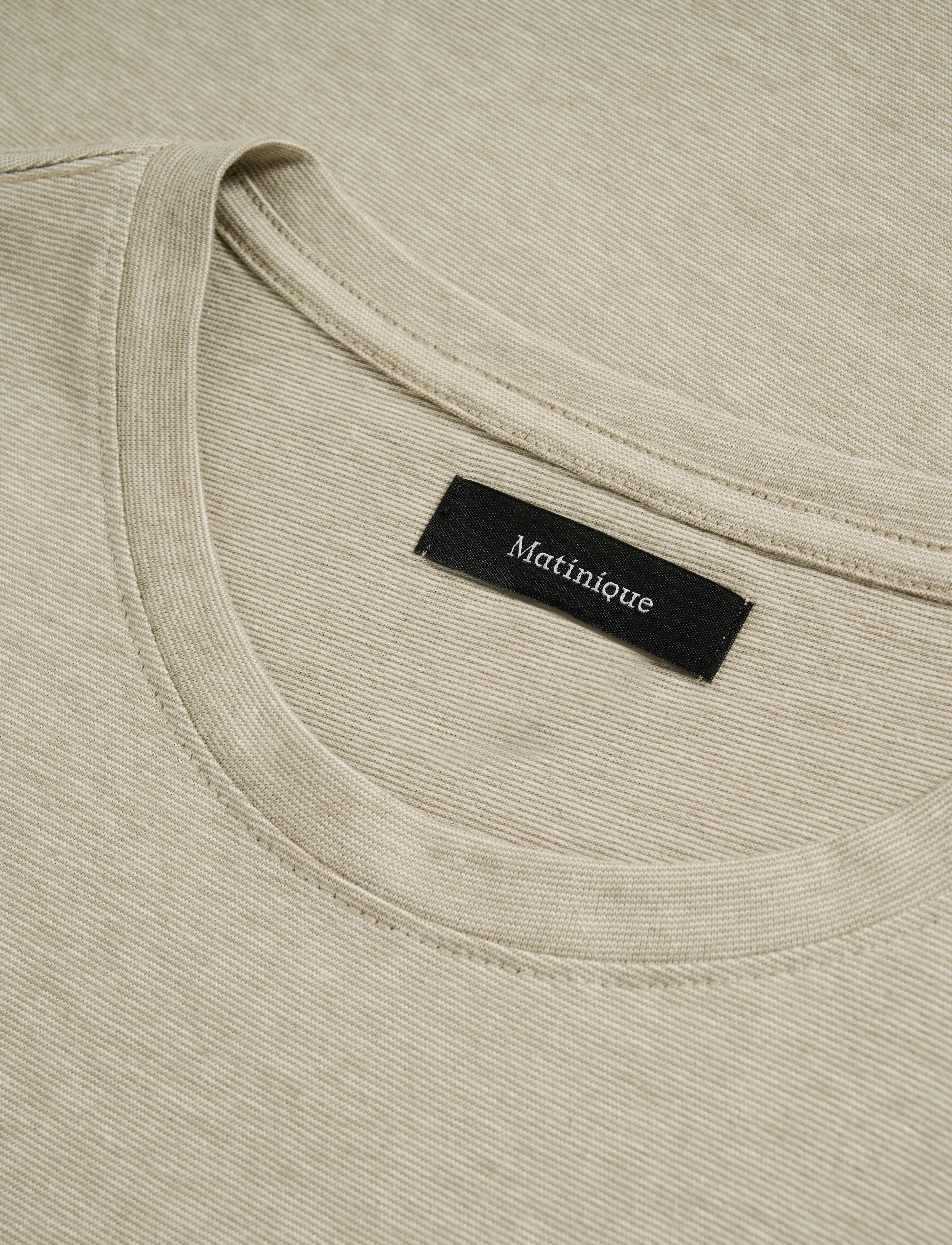 Matinique - Jermane - short-sleeved t-shirts - caribou - 5