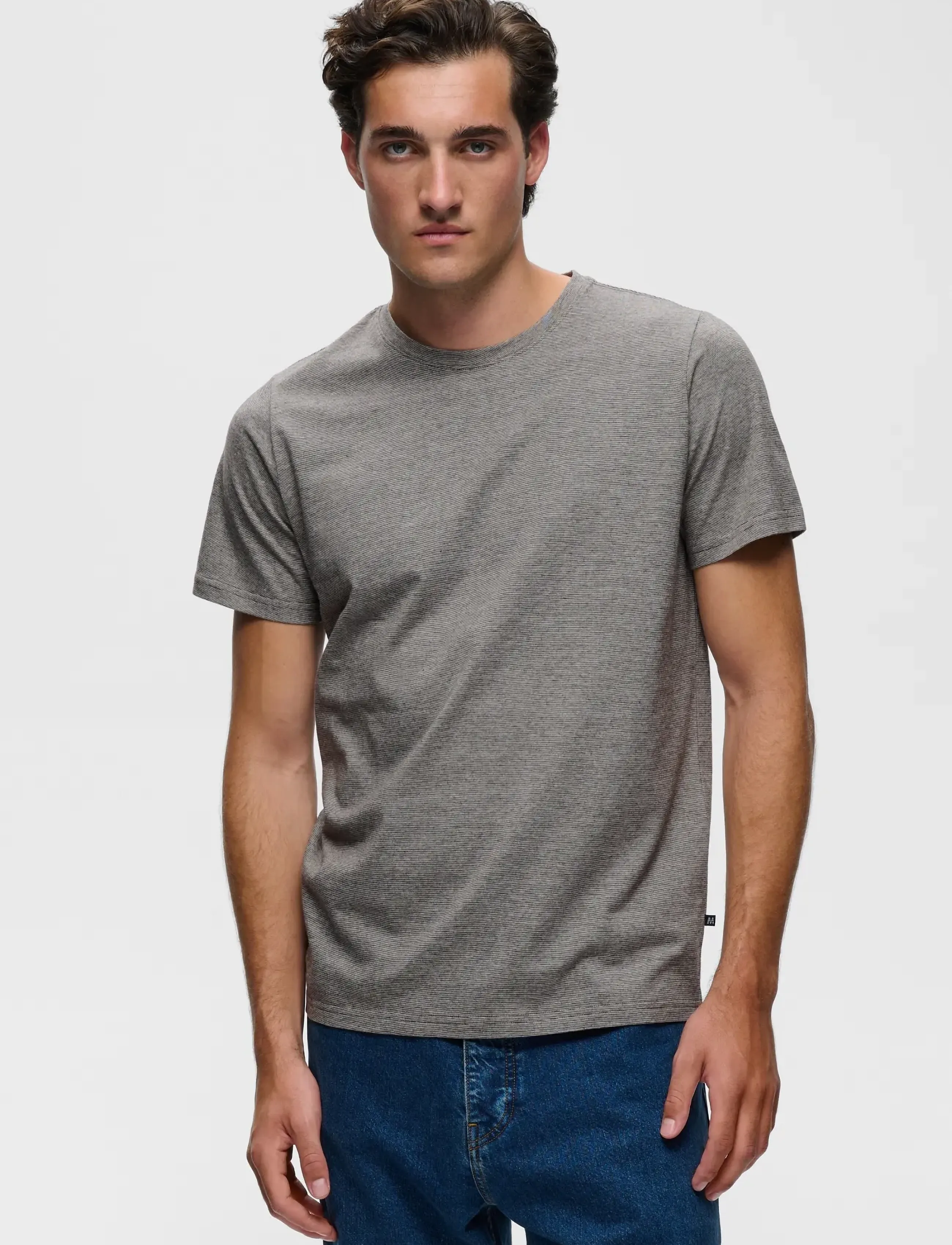 Matinique Jermane - T-Shirts - CHOCOLATE TORTE / grey