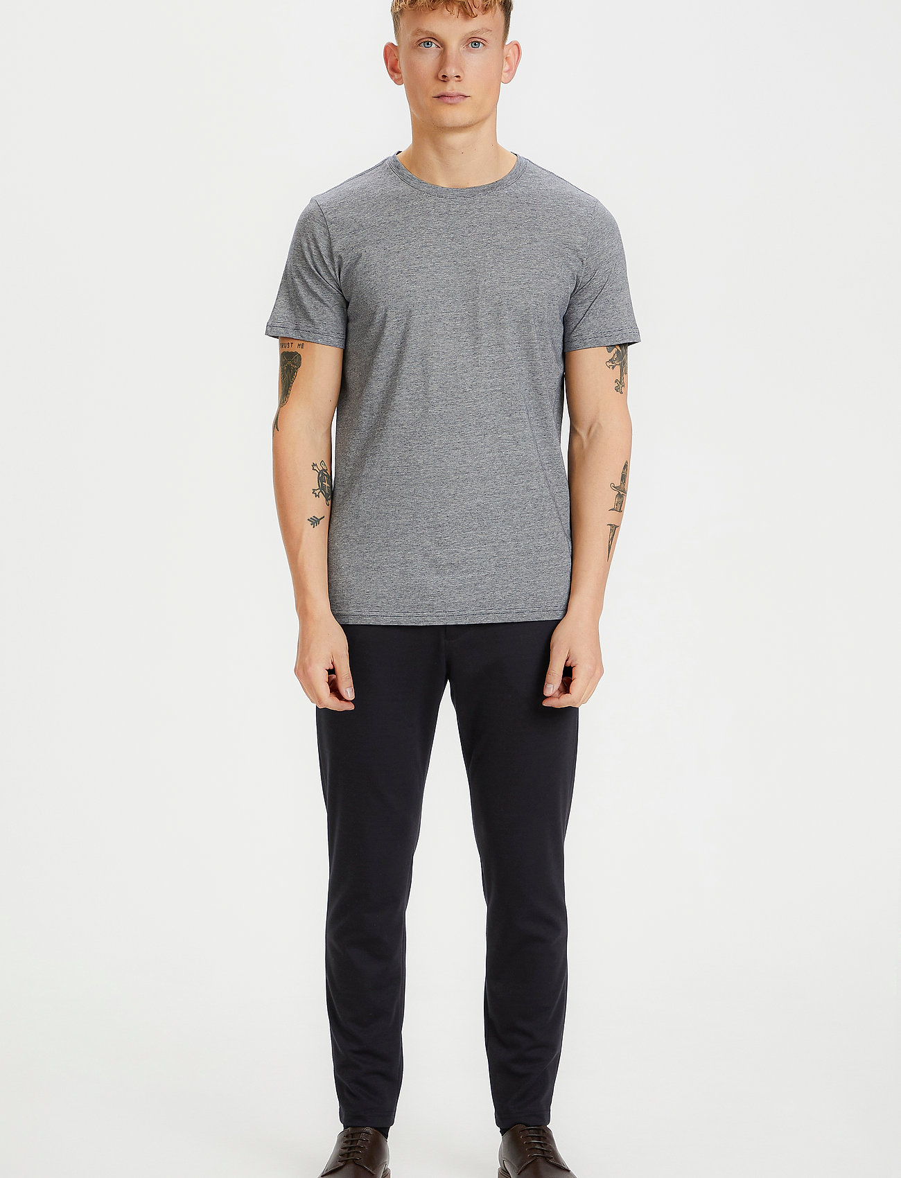 Matinique - Jermane - kortærmede t-shirts - dark navy - 3