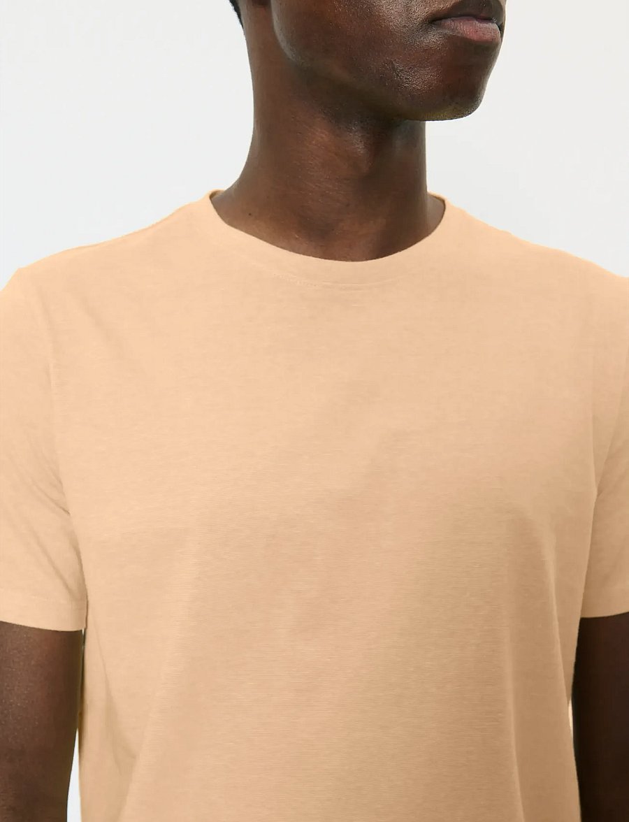 Matinique - Jermane - short-sleeved t-shirts - golden cream - 5