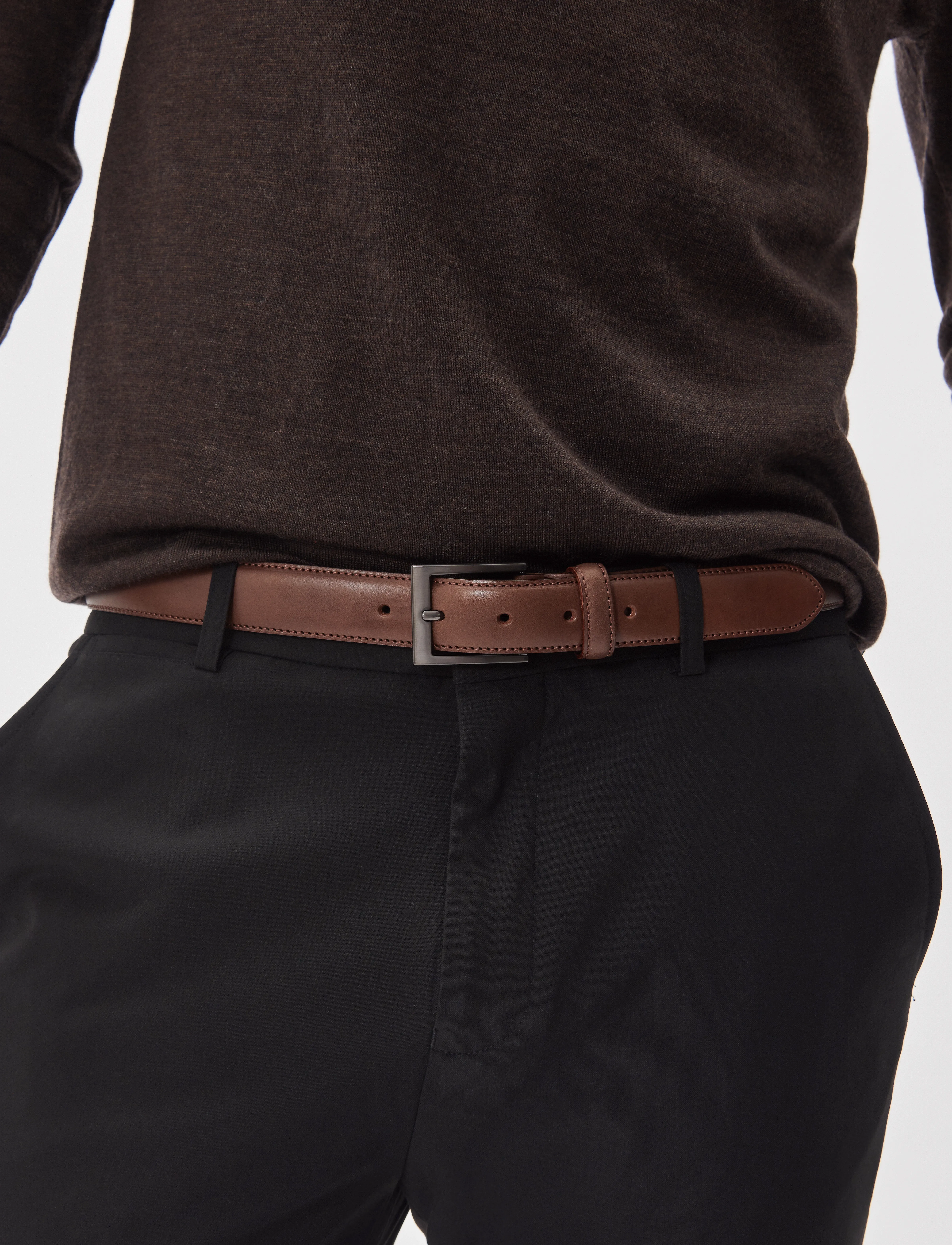 Matinique Frank Belt, 95/L, Belts, Braun - Classic Männerswear