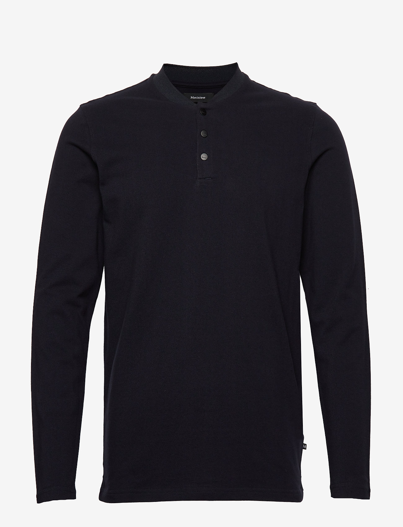 Matinique - MarlonMA LS Clean Pique - dark navy - 0
