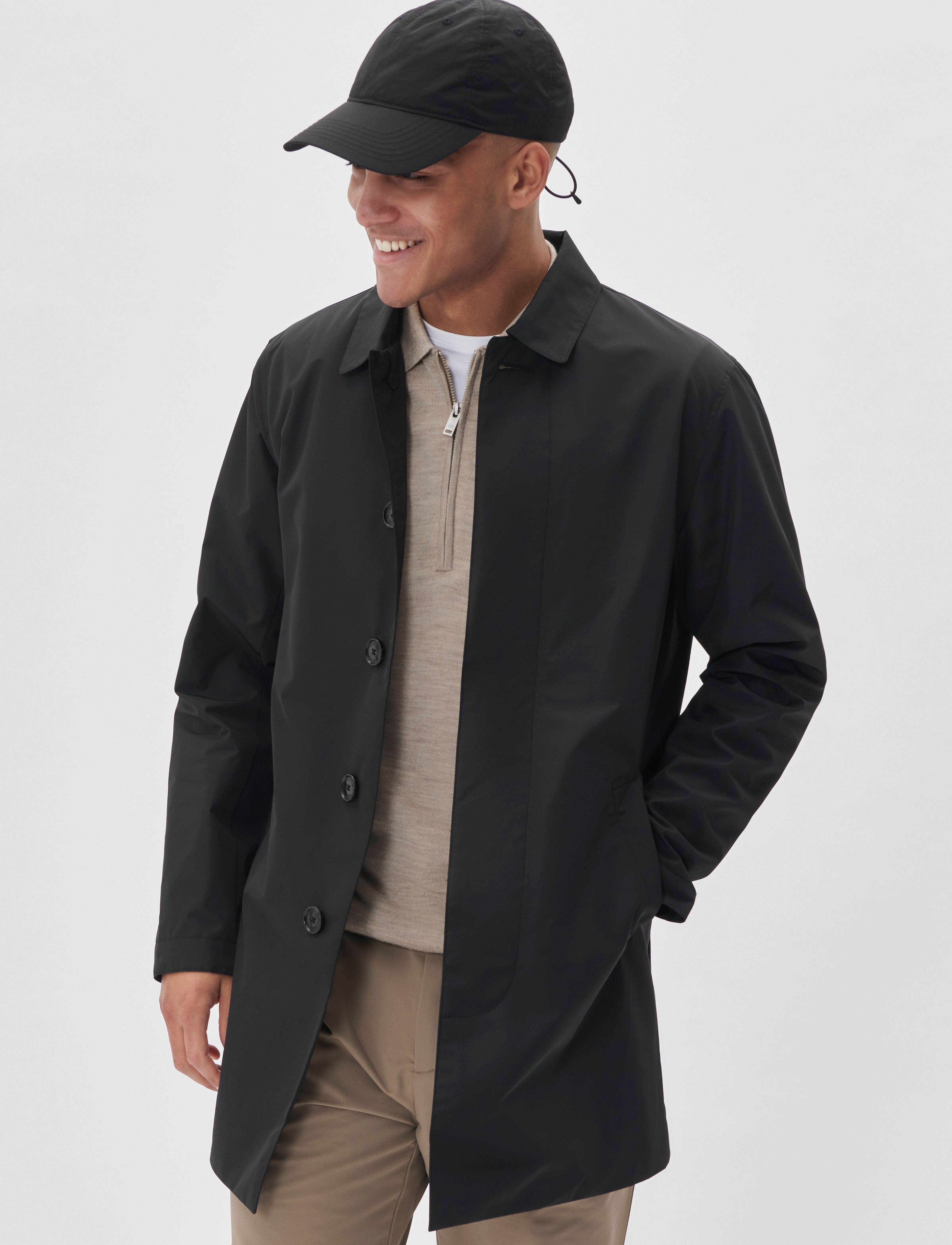 Matinique MAmiles Mac - Mäntel - BLACK / black