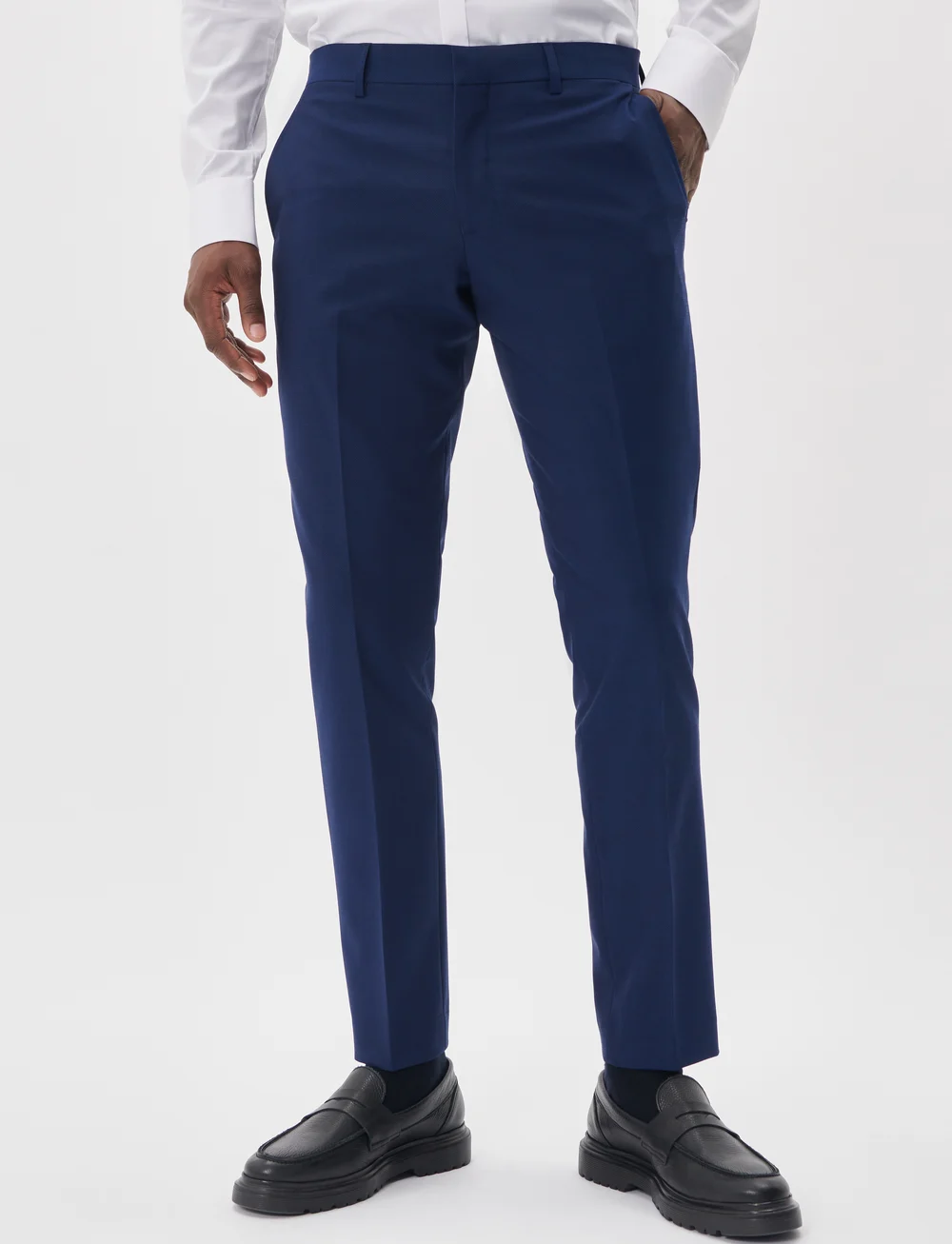 Matinique - MAlas - kostymbyxor - ink blue - 0