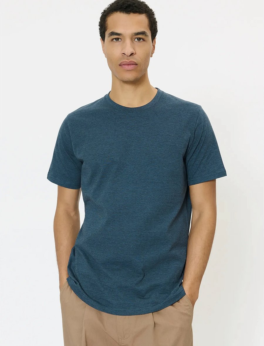 Matinique - Jermane - kortärmade t-shirts - blue fusion - 0