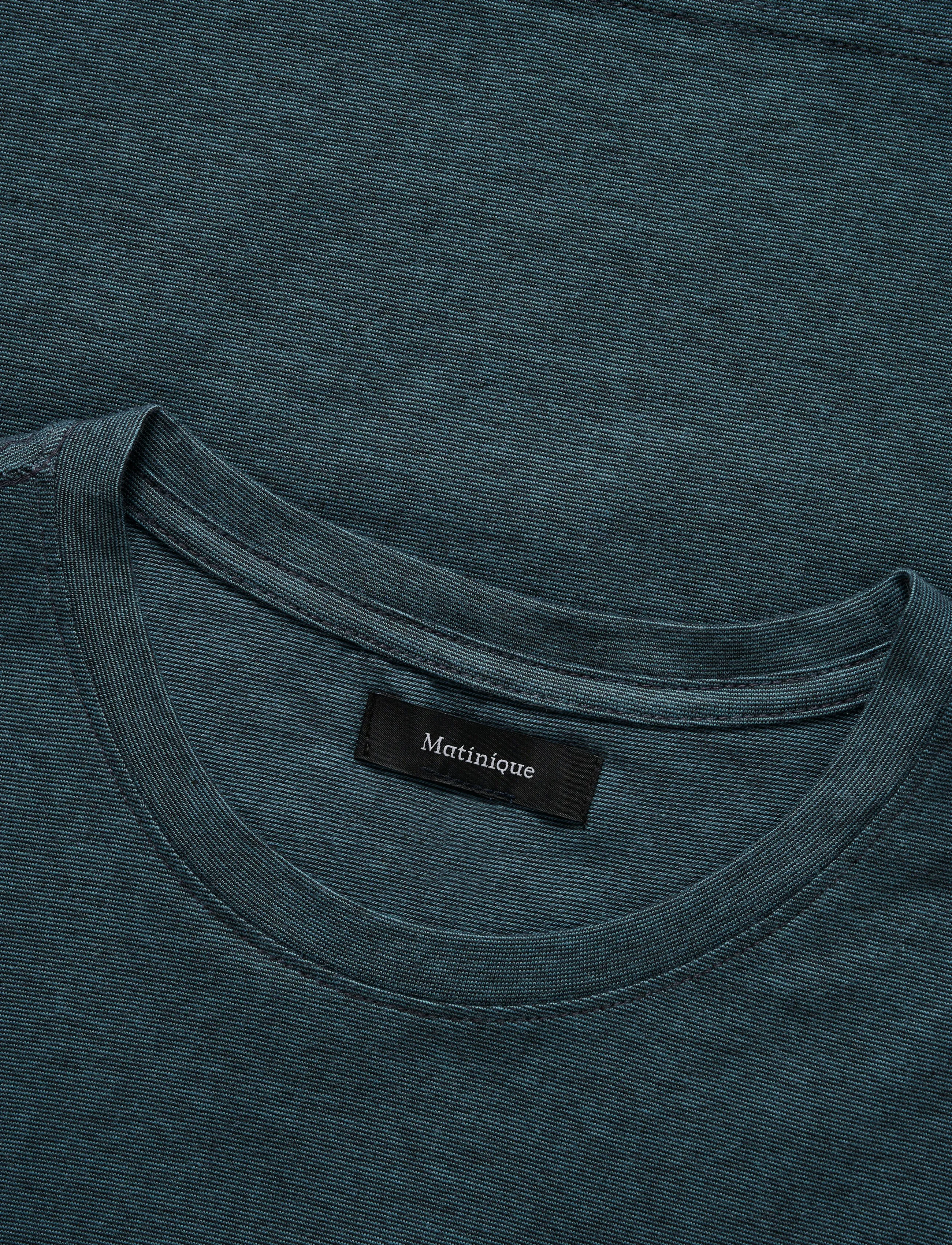 Matinique - Jermane - kortærmede t-shirts - blue mirage - 5