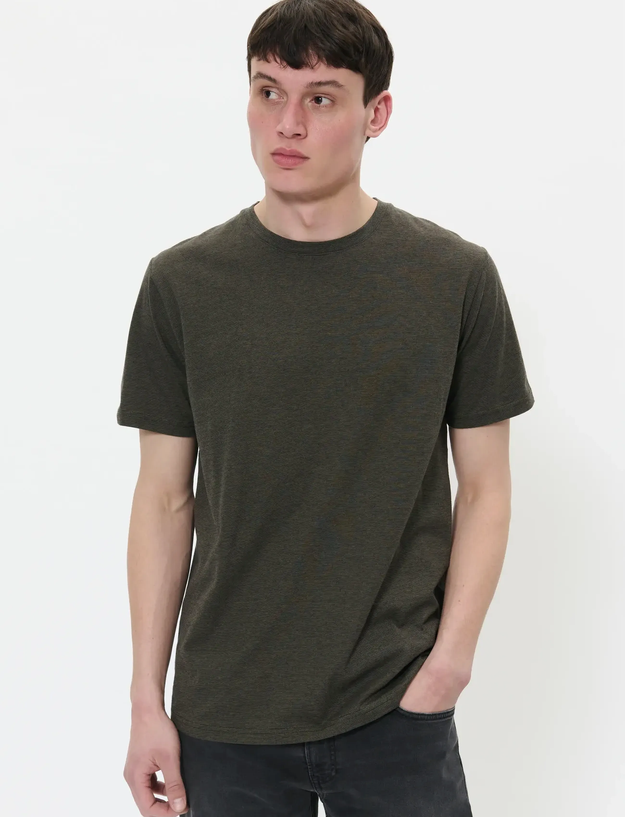Matinique Jermane - T-Shirts - OLIVE NIGHT / grey