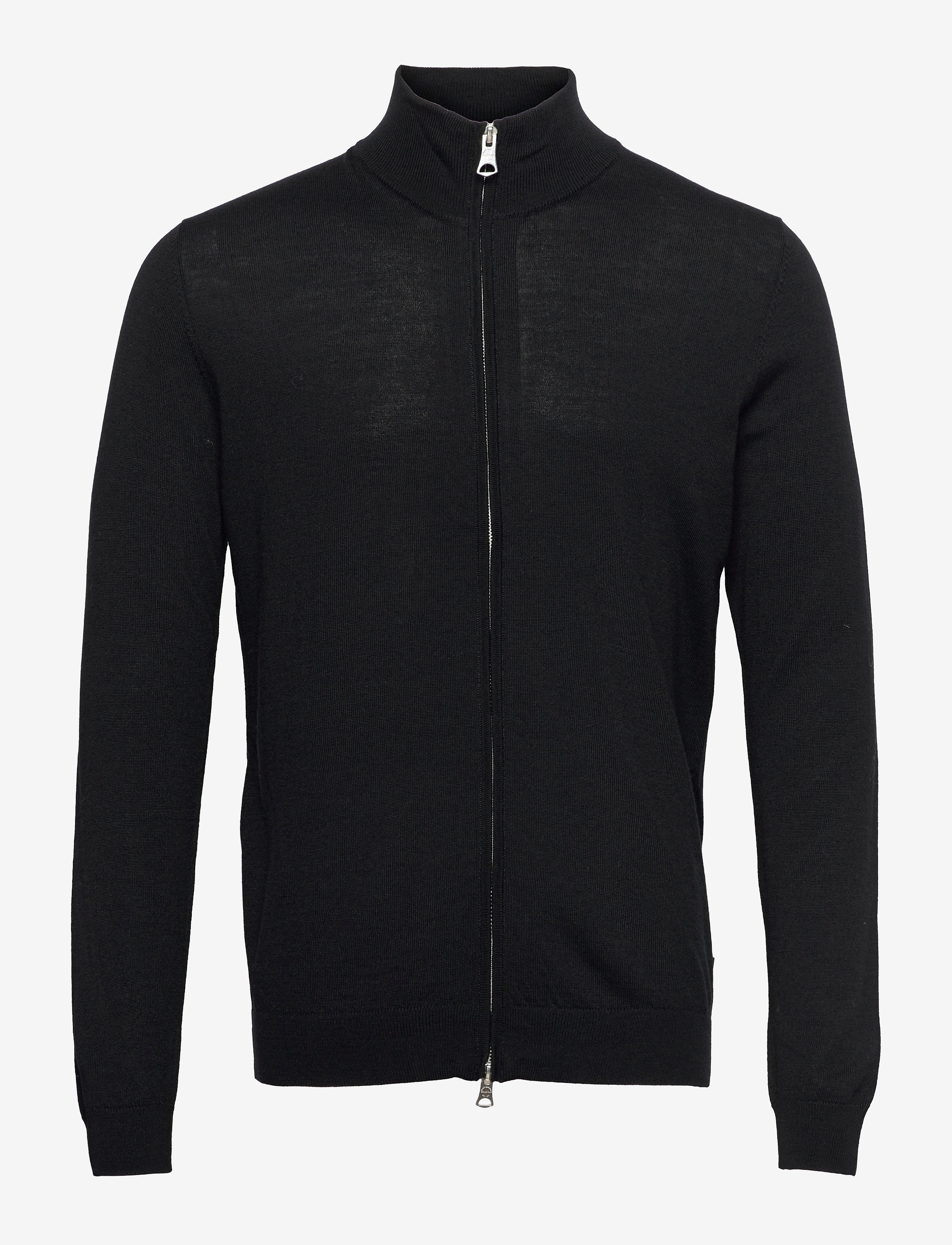 Matinique MAmason - Pullover mit durchgehendem Reißverschluss - BLACK / black