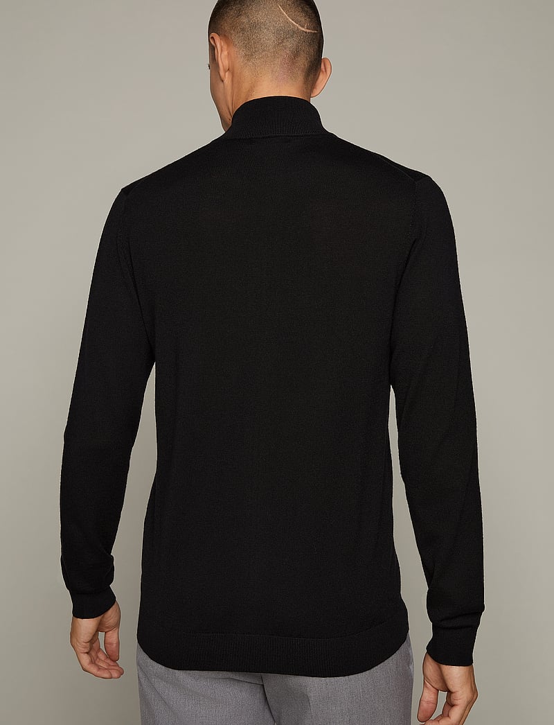Matinique - MAmason - pullover mit durchgehendem reißverschluss - black - 4