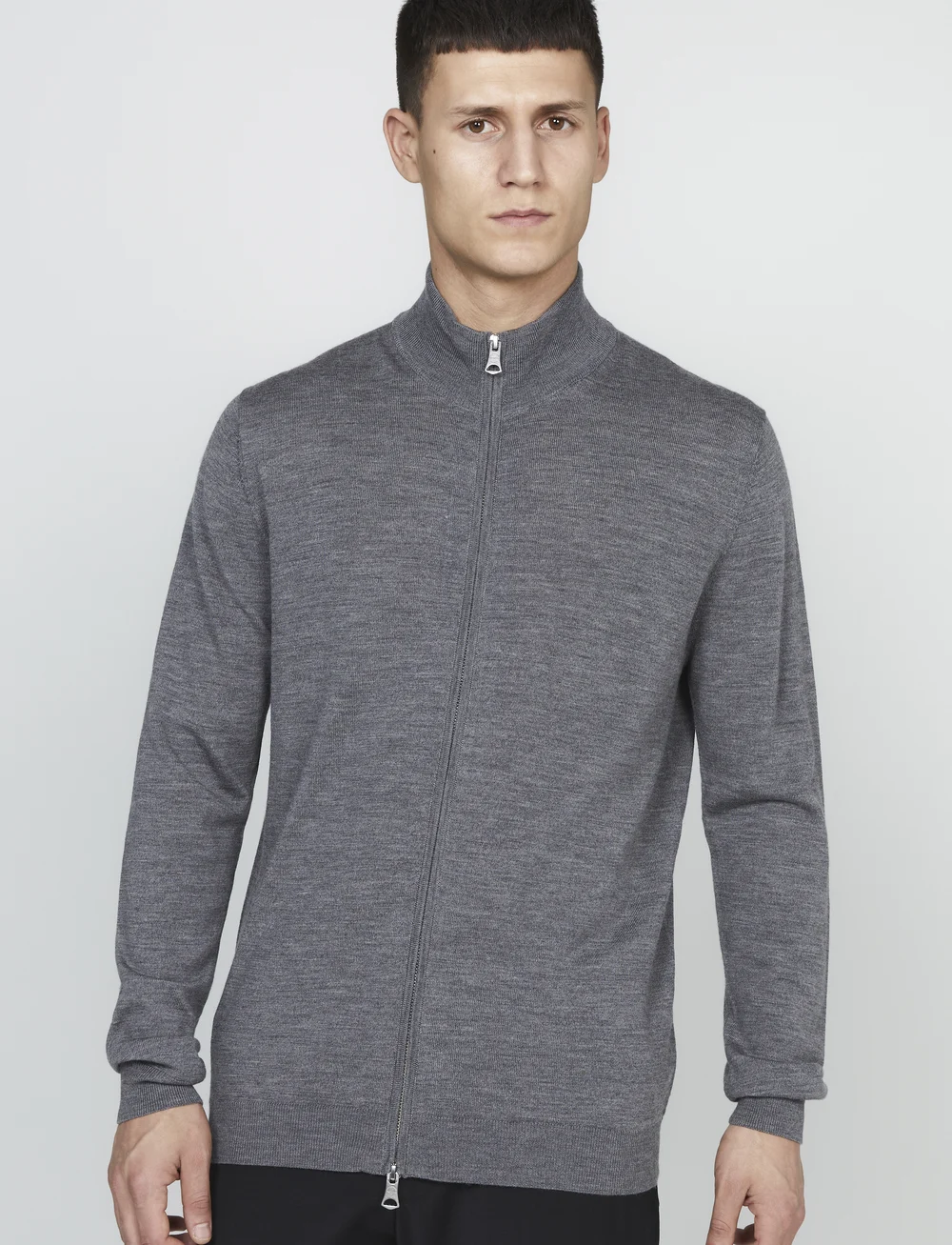 Matinique - MAmason - džemperiai su užtrauktuku - medium grey melange - 0