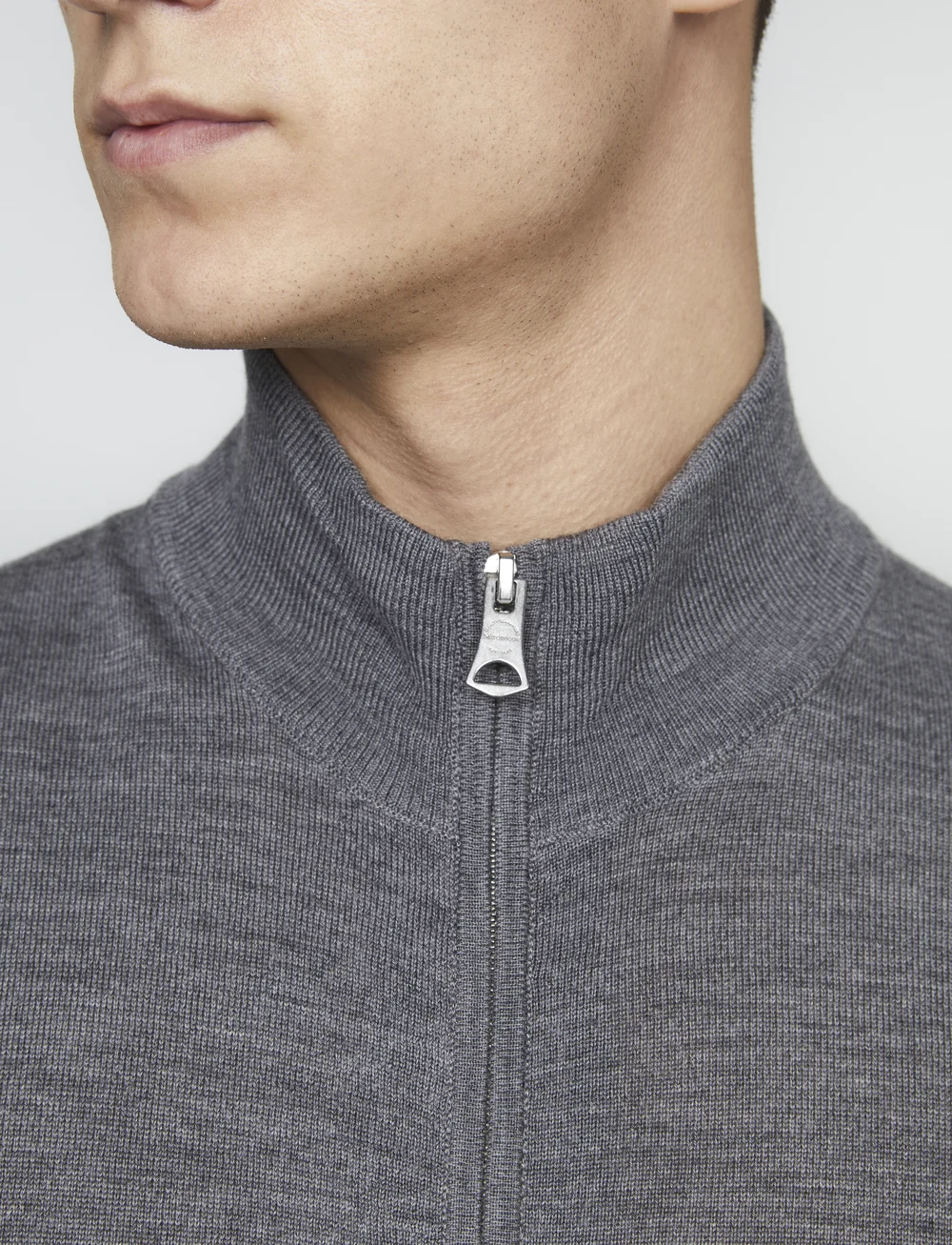 Matinique - MAmason - džemperiai su užtrauktuku - medium grey melange - 4