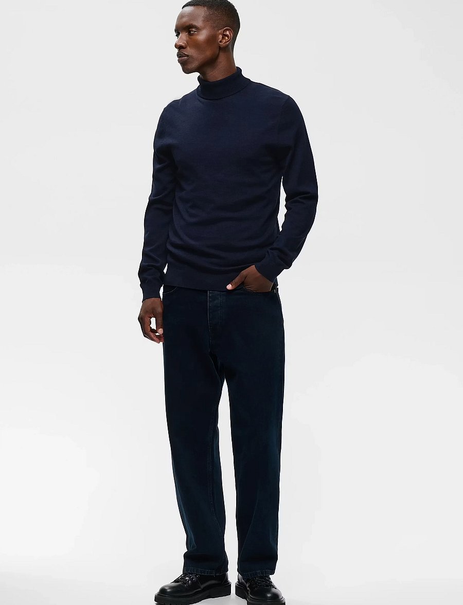 Matinique - MAparcusman - rollkragenpullover - dark navy melange - 0