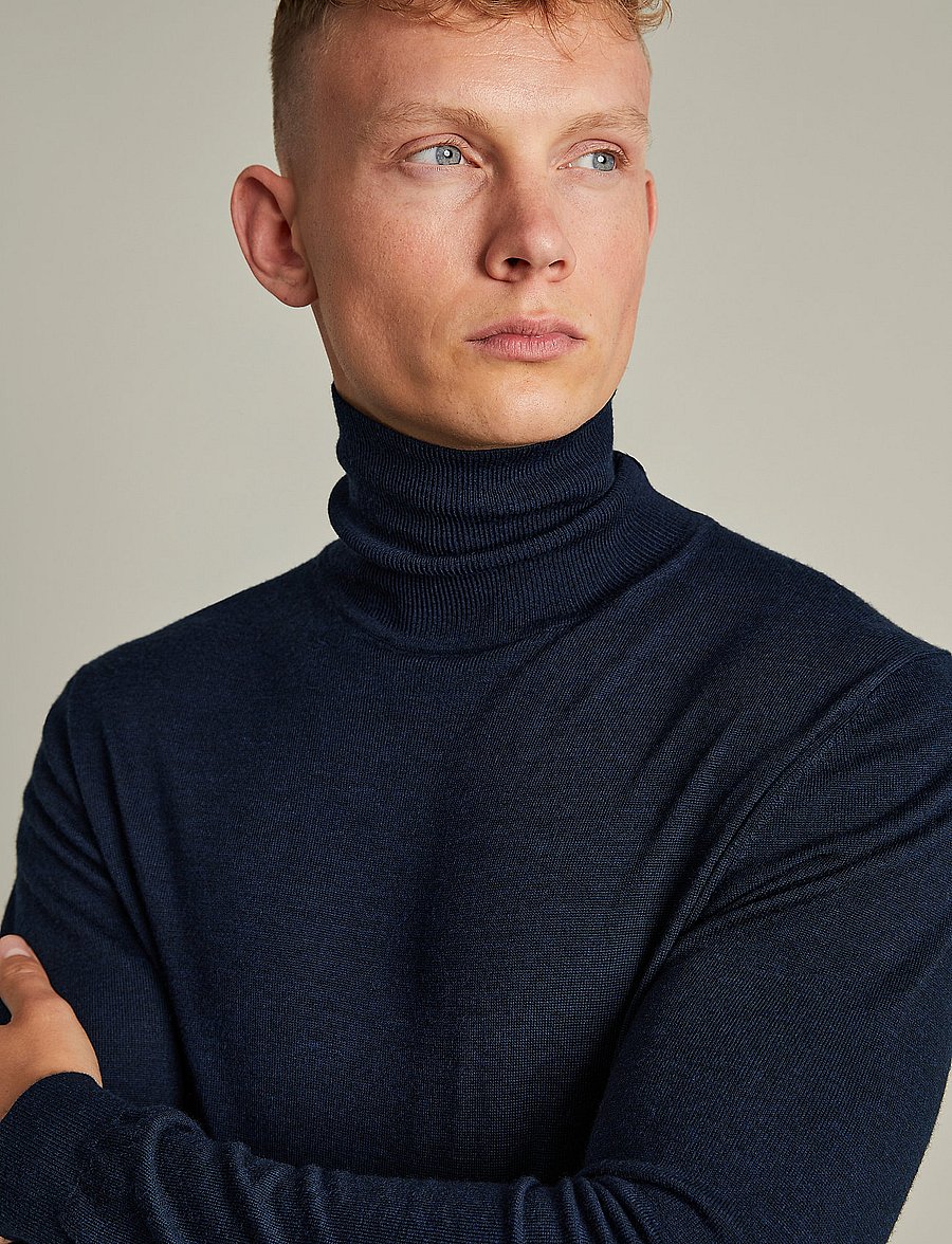 Matinique - MAparcusman - rollkragenpullover - dark navy melange - 5