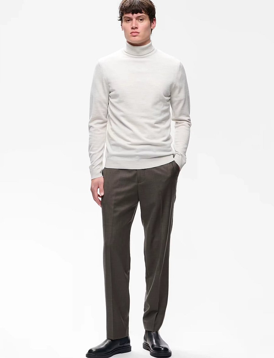 Matinique - MAparcusman - rollkragenpullover - lunar rock melange - 0