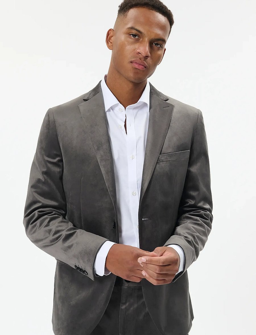 Matinique - MAgeorge F - single breasted blazers - black oyster - 0
