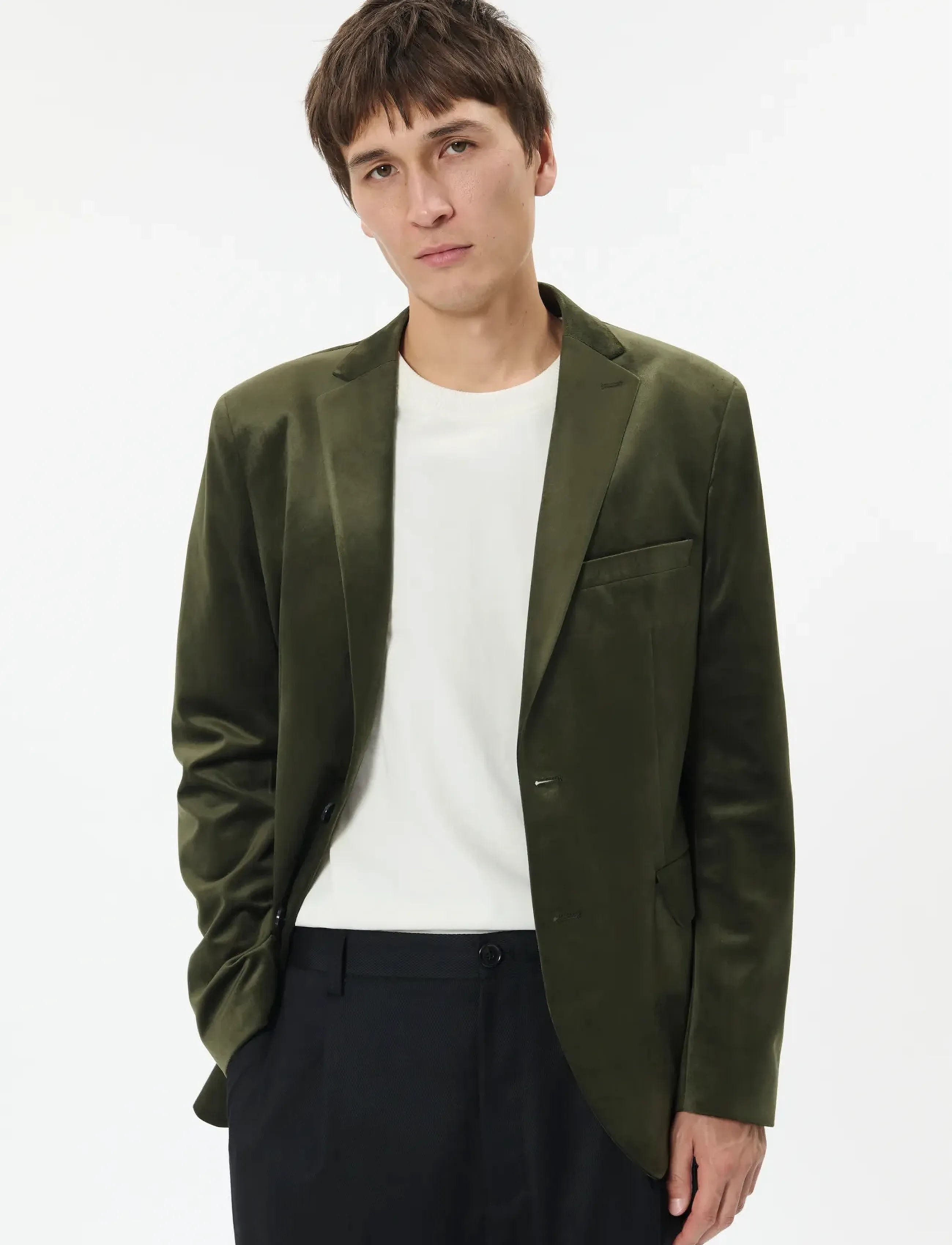 Matinique Mageorge F, 52, Blazer, Grün - Single Breasted Männerswear