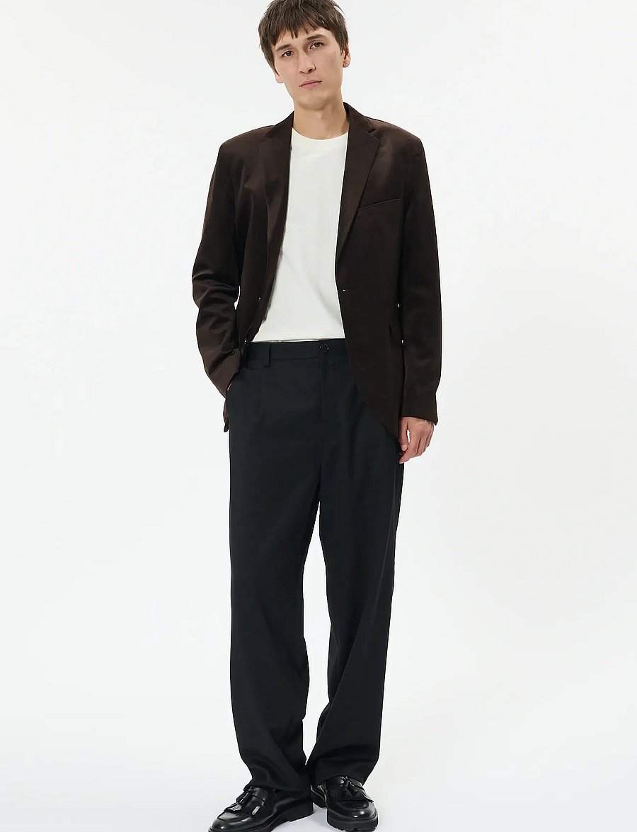 Matinique - MAgeorge F - single breasted blazers - ganache - 2