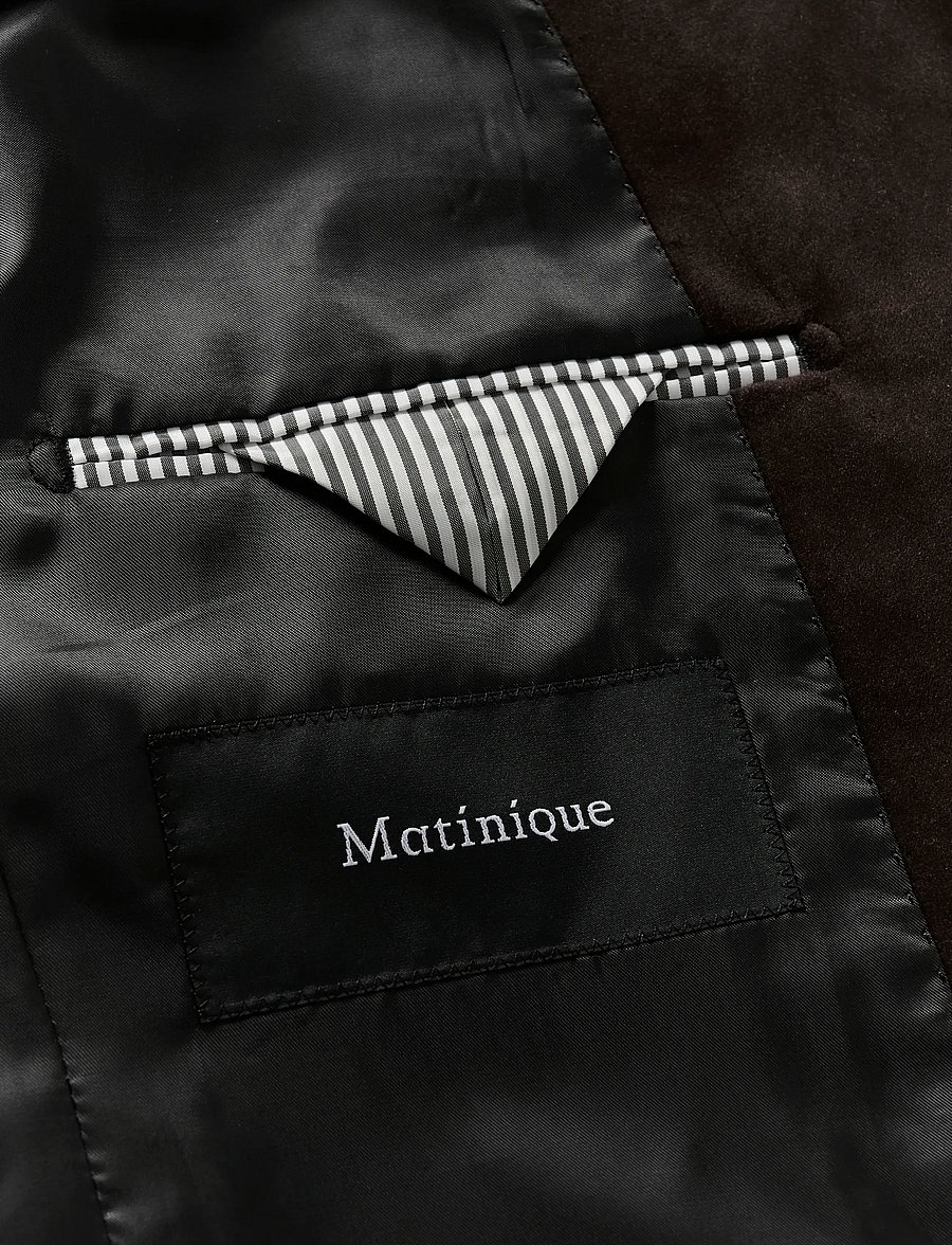 Matinique - MAgeorge F - single breasted blazers - ganache - 5
