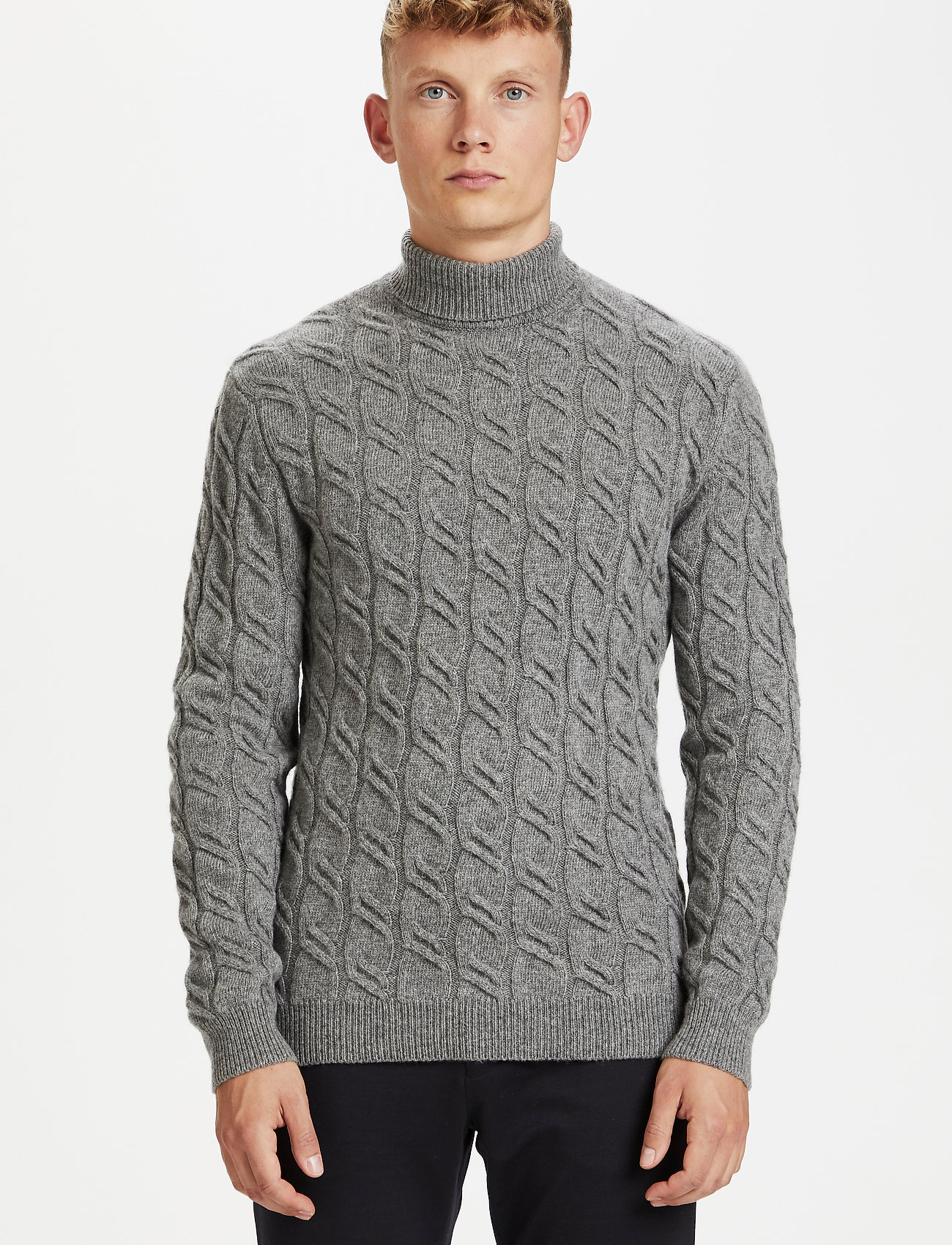 Matinique - MAroll Cable - medium grey melange - 0