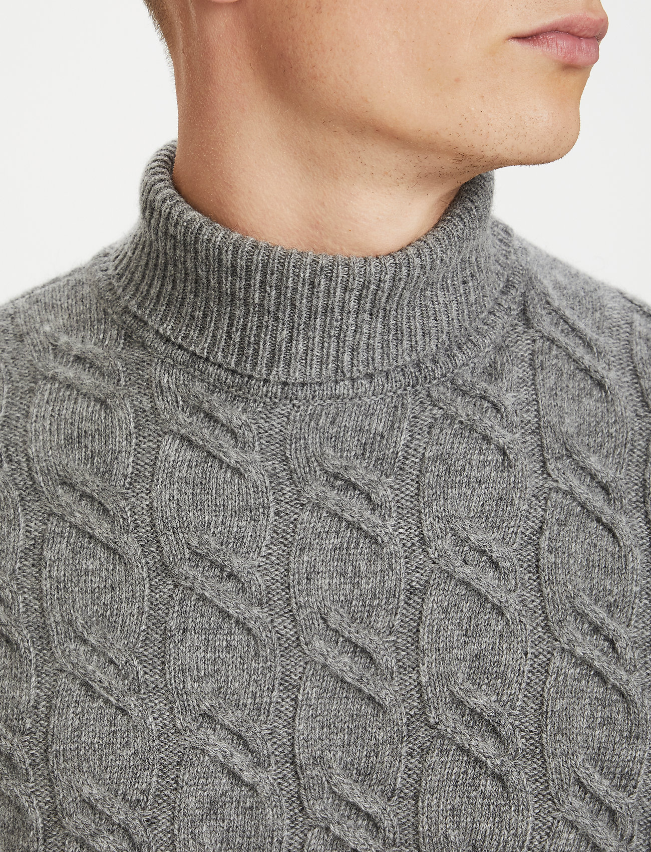 Matinique - MAroll Cable - medium grey melange - 5
