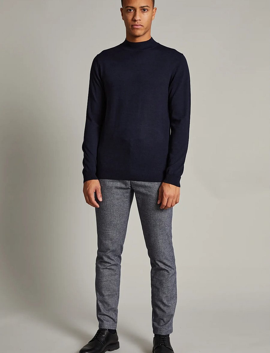 Matinique - MAturtle - rollkragenpullover - dark navy melange - 3