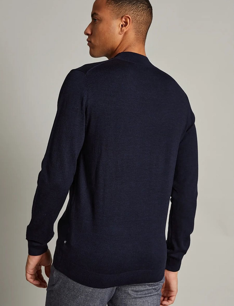 Matinique - MAturtle - rollkragenpullover - dark navy melange - 4