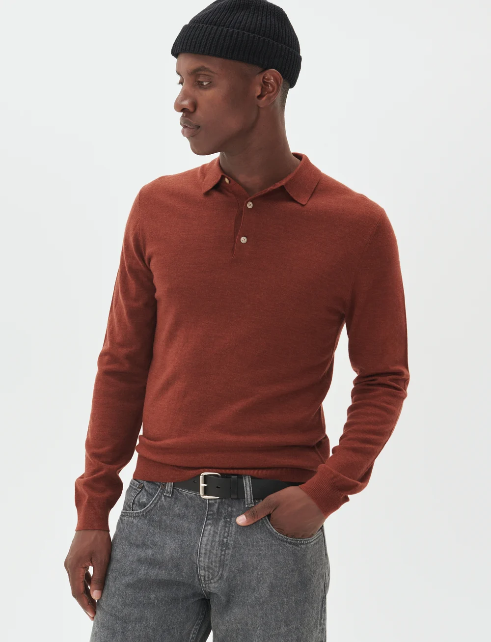 Matinique - MAklint - stickade pikéer - cambridge brown melange - 0