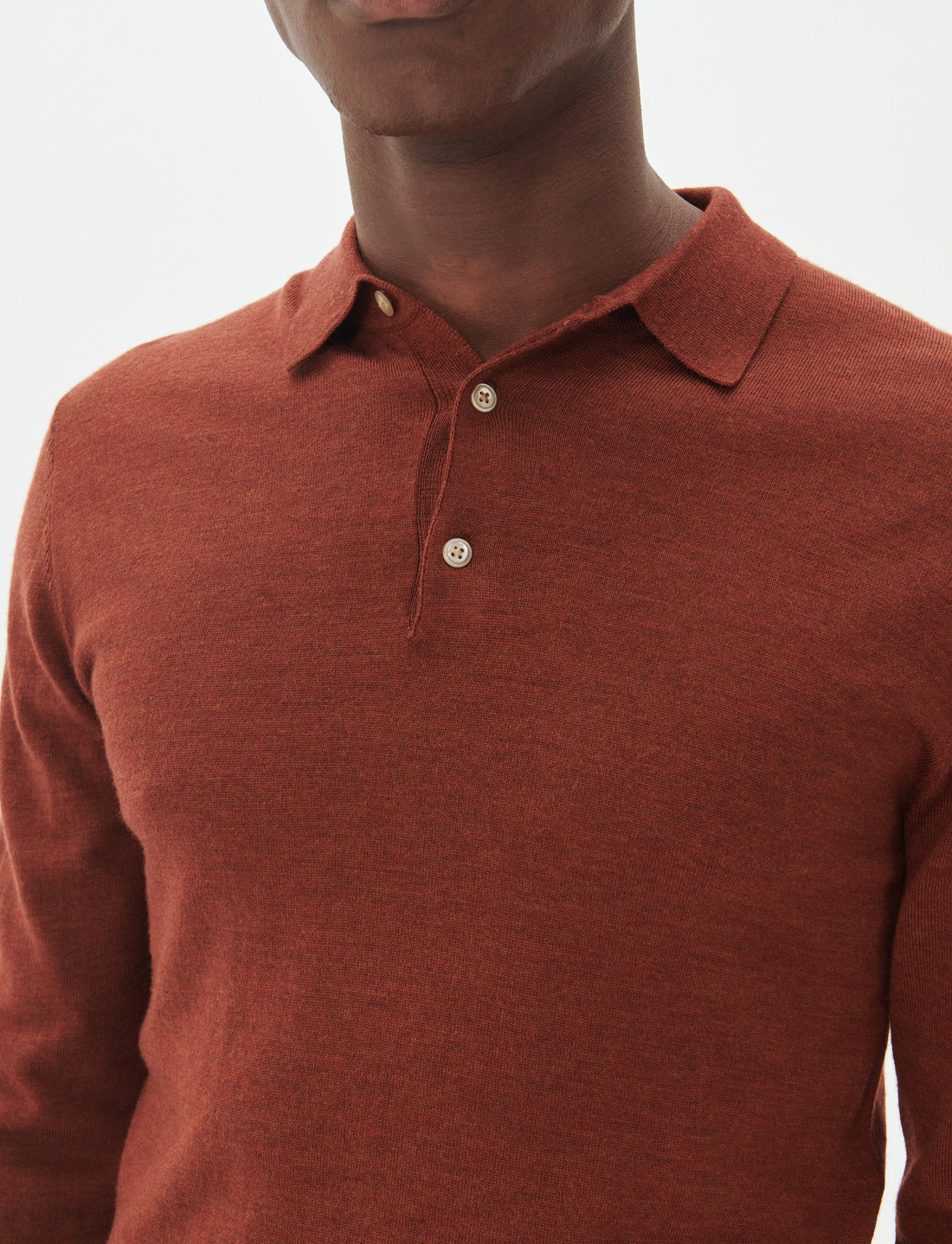 Matinique - MAklint - stickade pikéer - cambridge brown melange - 5