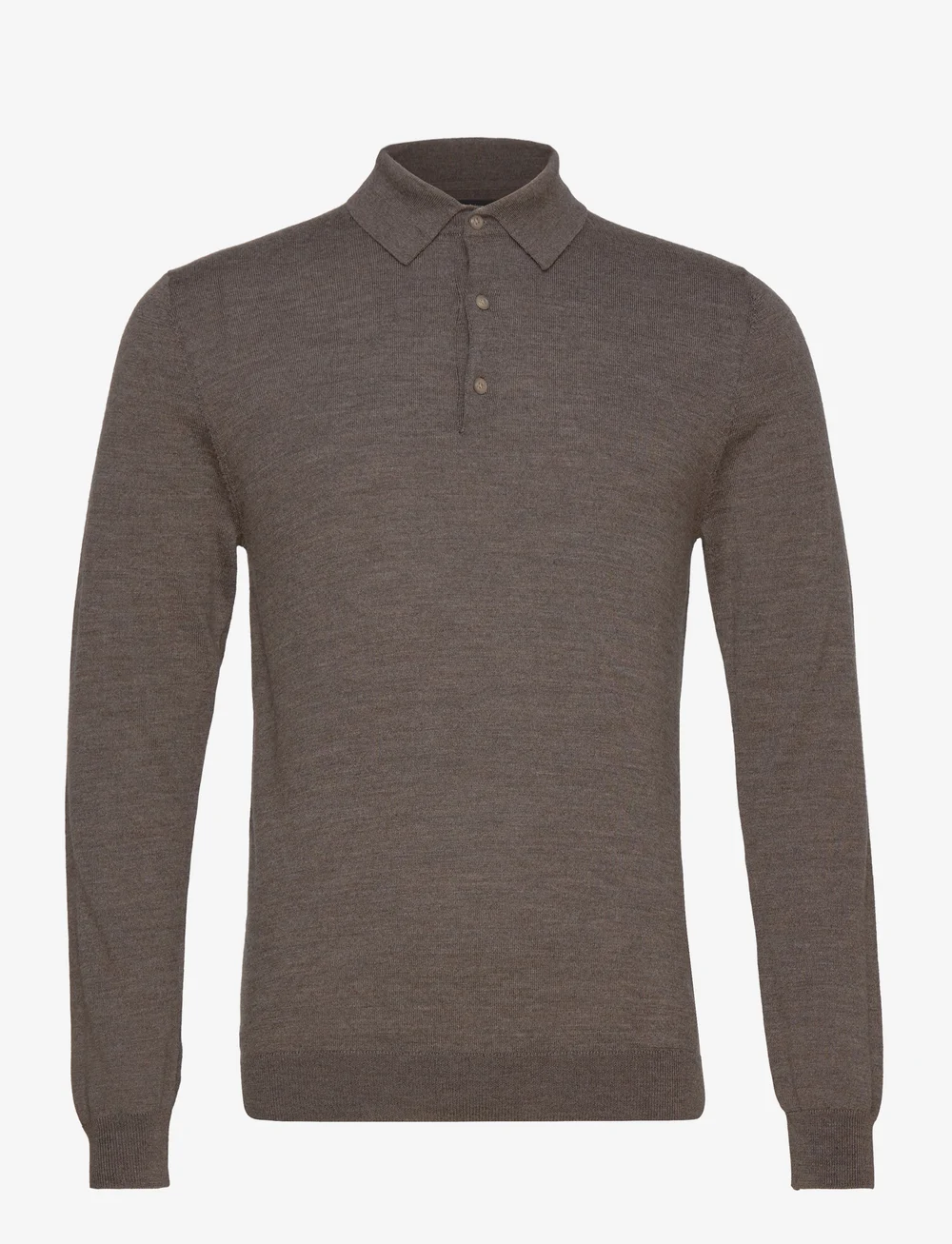 Matinique - MAklint - knitted polos - brown soil melange - 1