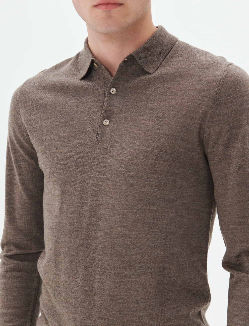 Matinique - MAklint - knitted polos - brown soil melange - 5