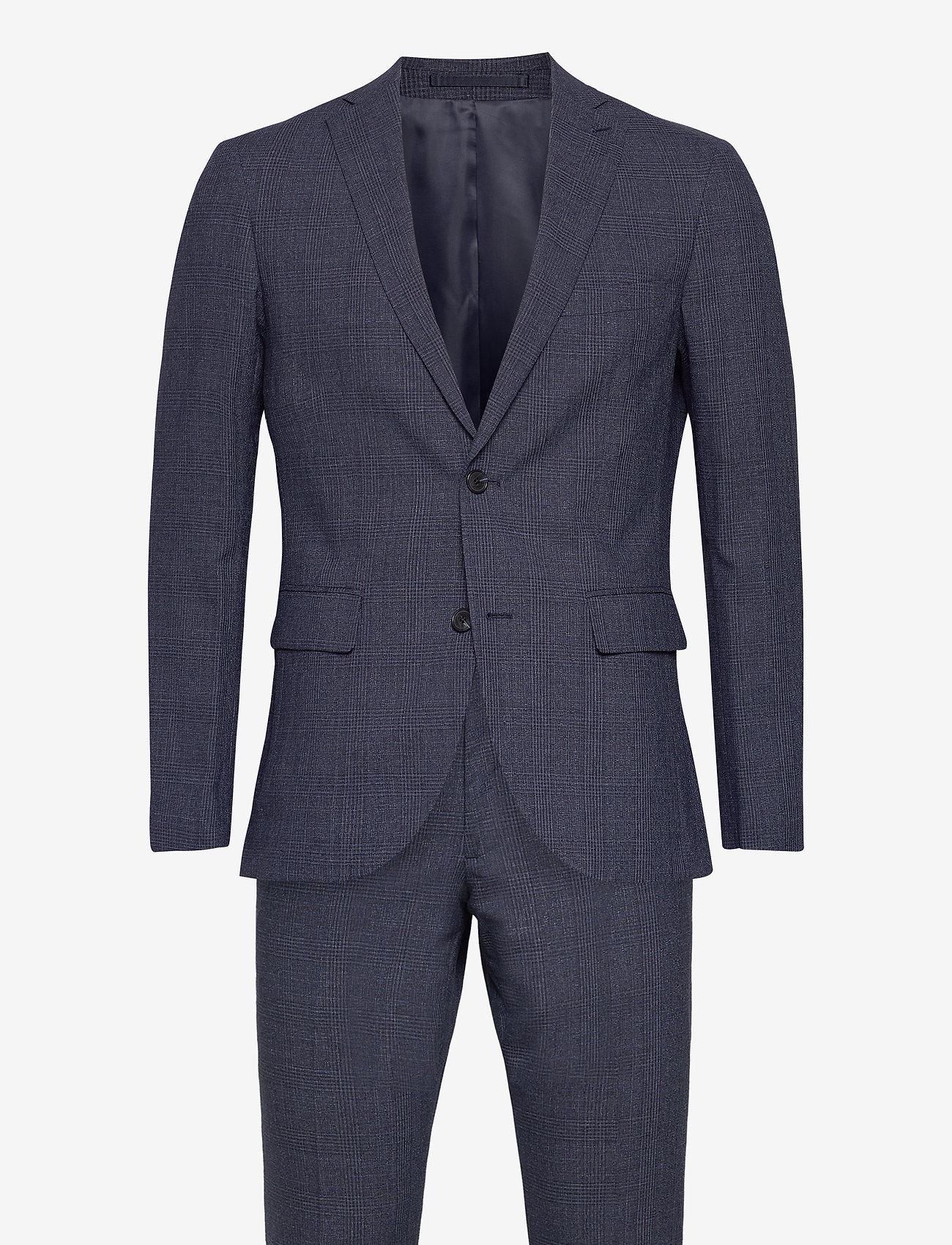 Ink Check Suit - INK BLUE