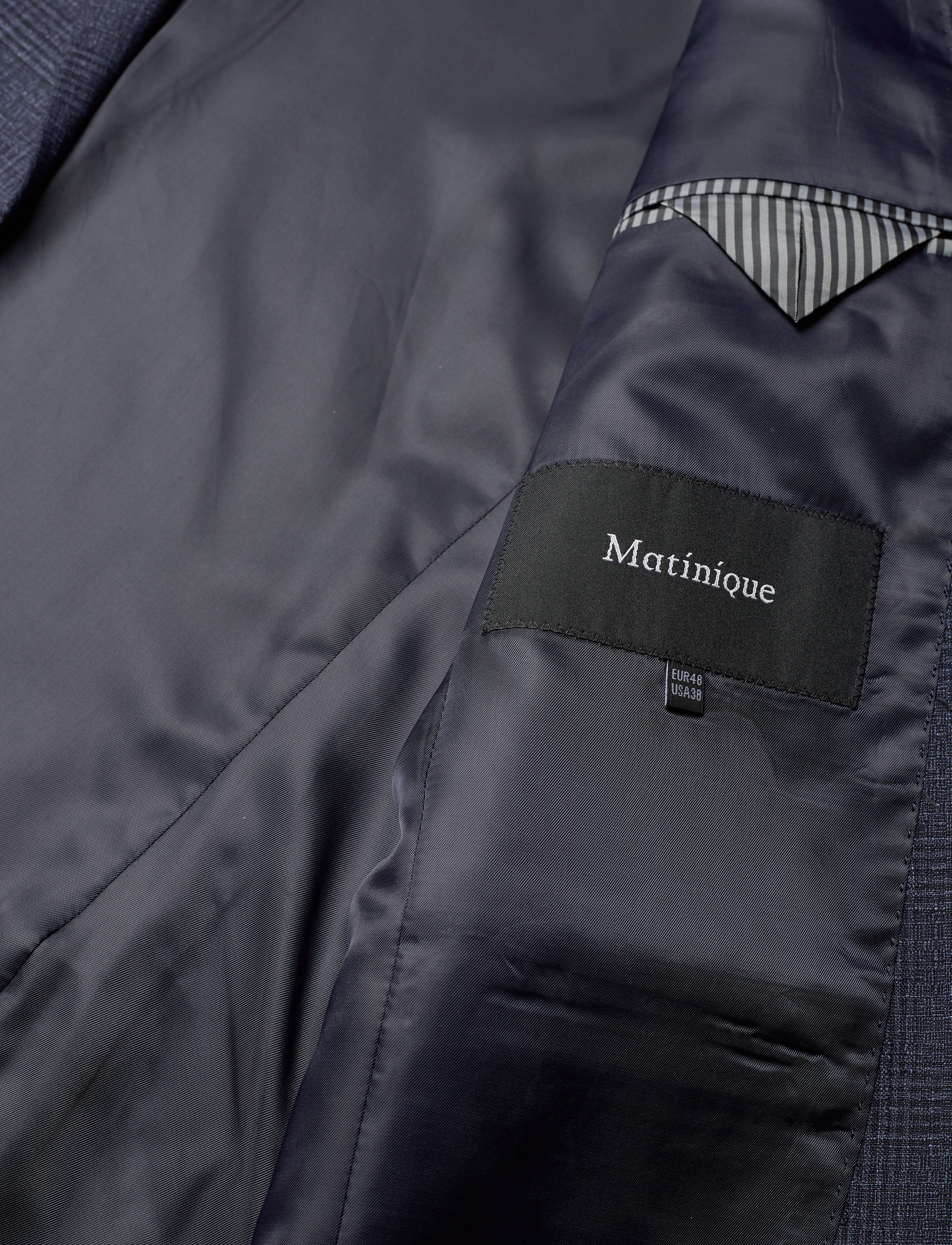 Matinique - Ink Check Suit - ink blue - 5